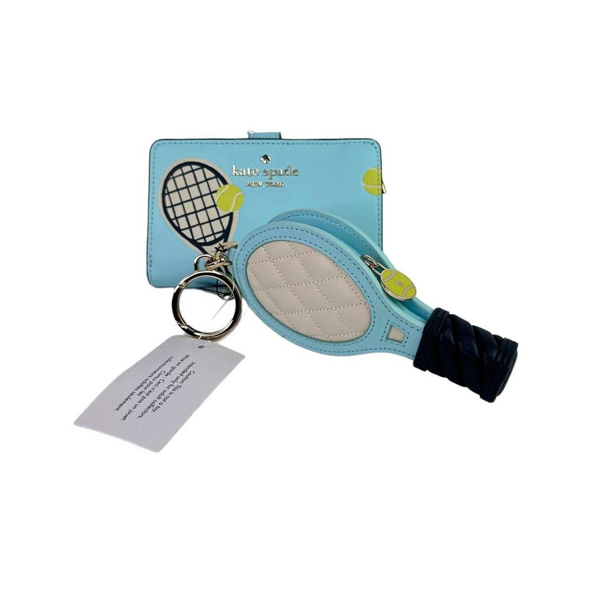 Kate Spade Kate Spade Tennis Wallet and 3D Tennis Racquet Coin Purse Size ONE SIZE - 1 Thumbnail