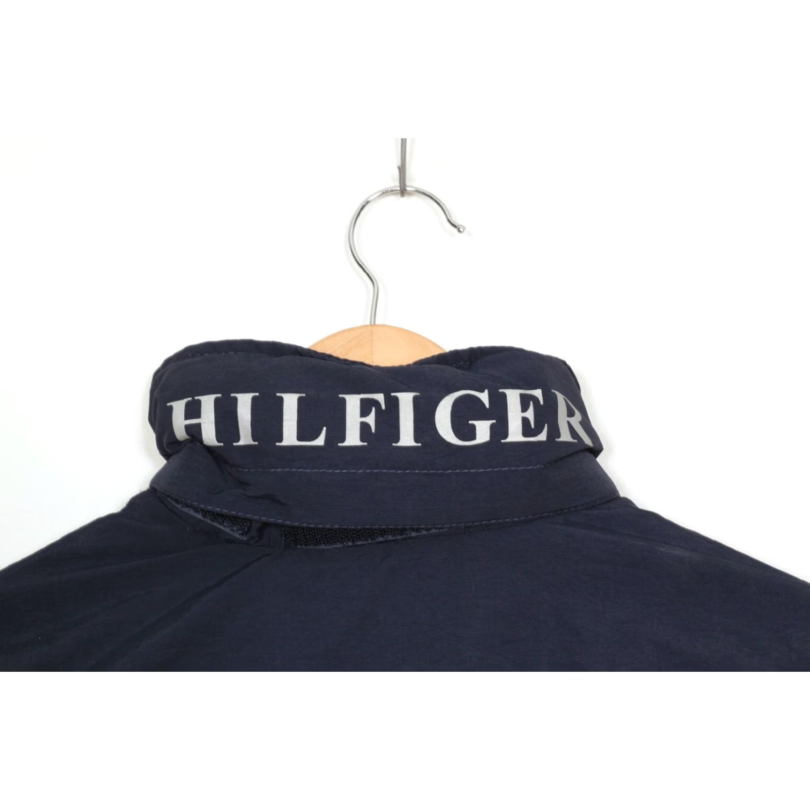 Tommy Hilfiger TOMMY HILFIGER Navy Blue Bomber Jacket Men XS Hidden Hood MJ4202 Jacket Mens XS Navy Blue BOMBER Jacket Size US XS / EU 42 / 0 - 4 Thumbnail