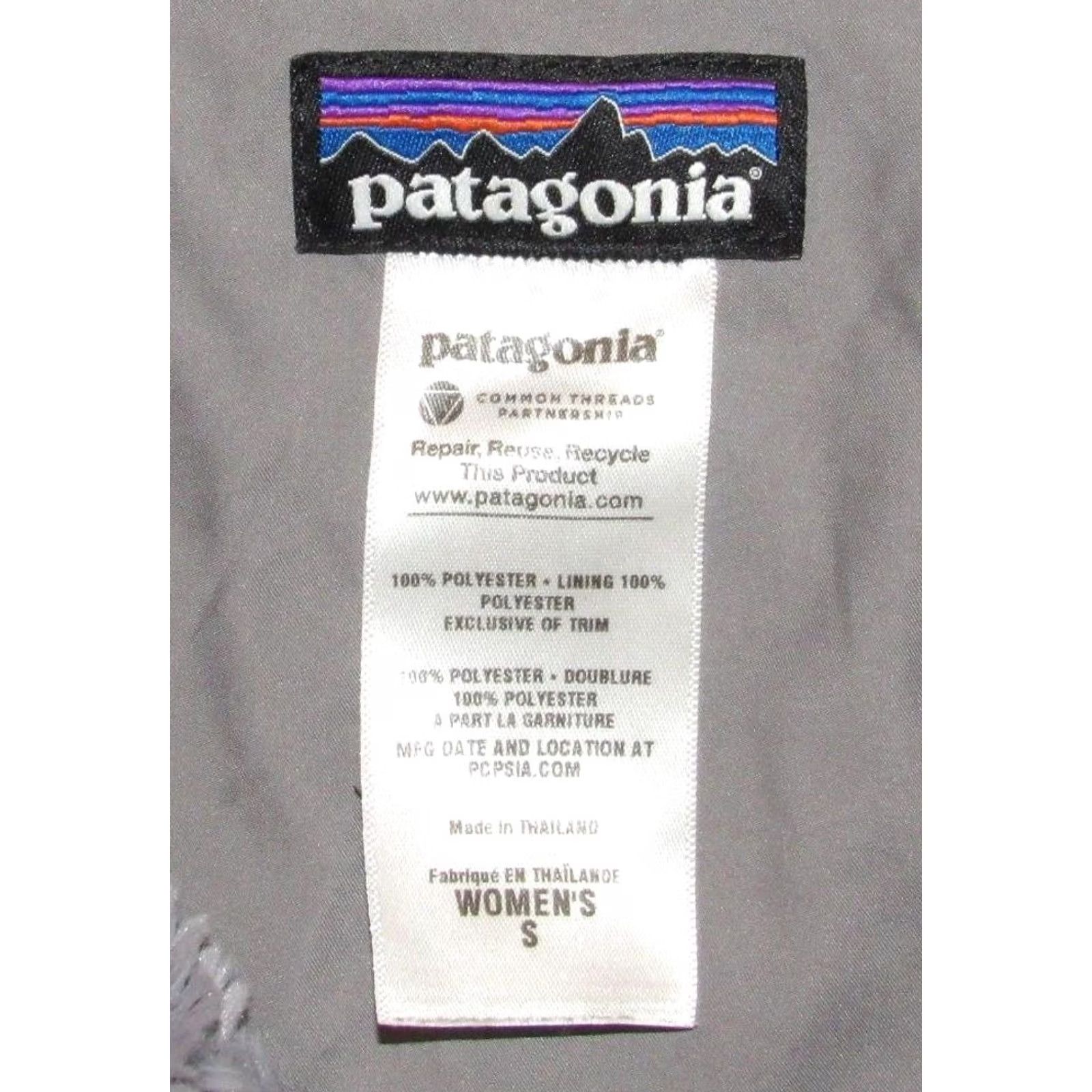 Patagonia PATAGONIA Grey Pelage Fleece Jacket Small S Women XS? Size S / US 4 / IT 40 - 3 Thumbnail