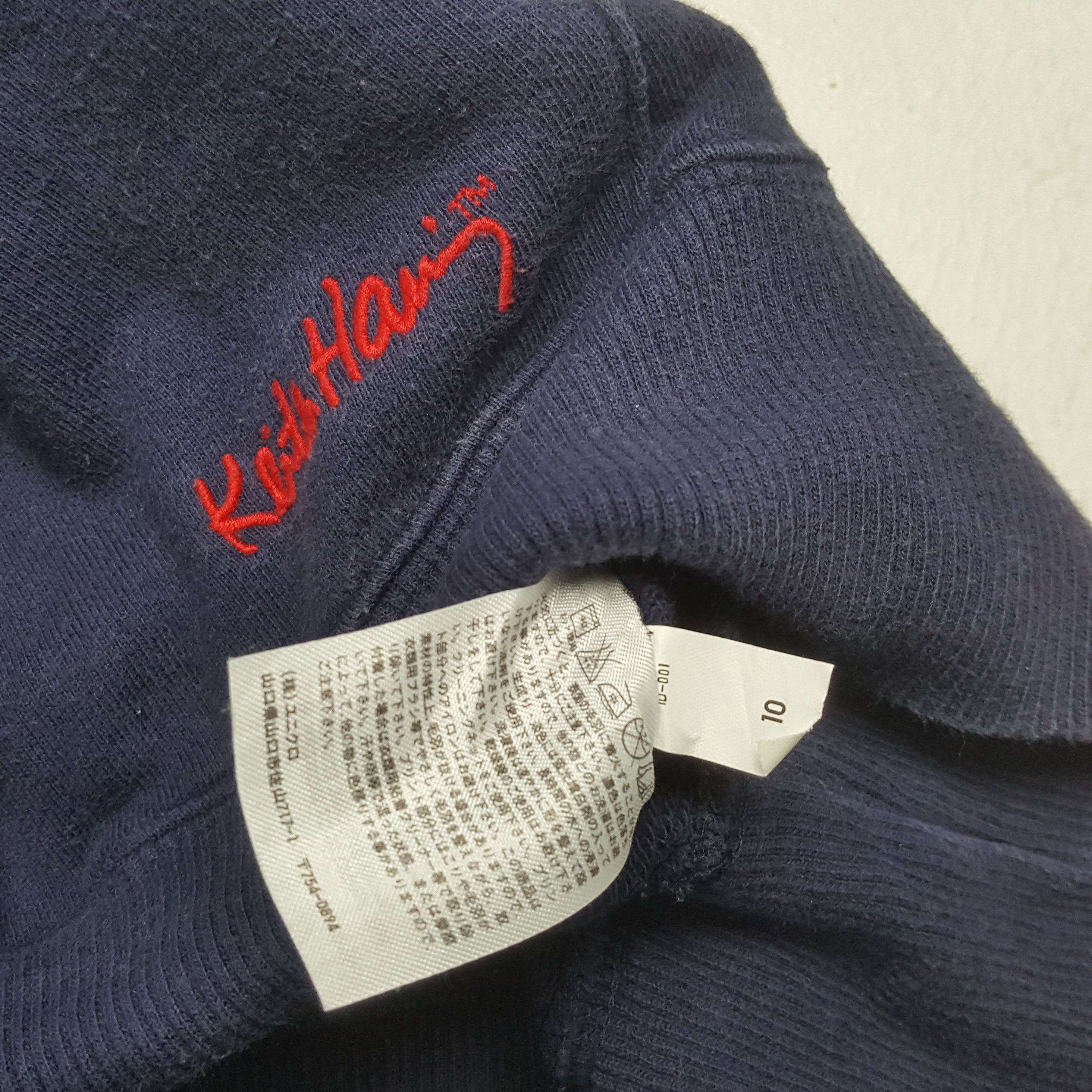 Keith Haring × Vintage KEITH HARING Center Design Streetwear Style Hoodies Size US XL / EU 56 / 4 - 8 Thumbnail