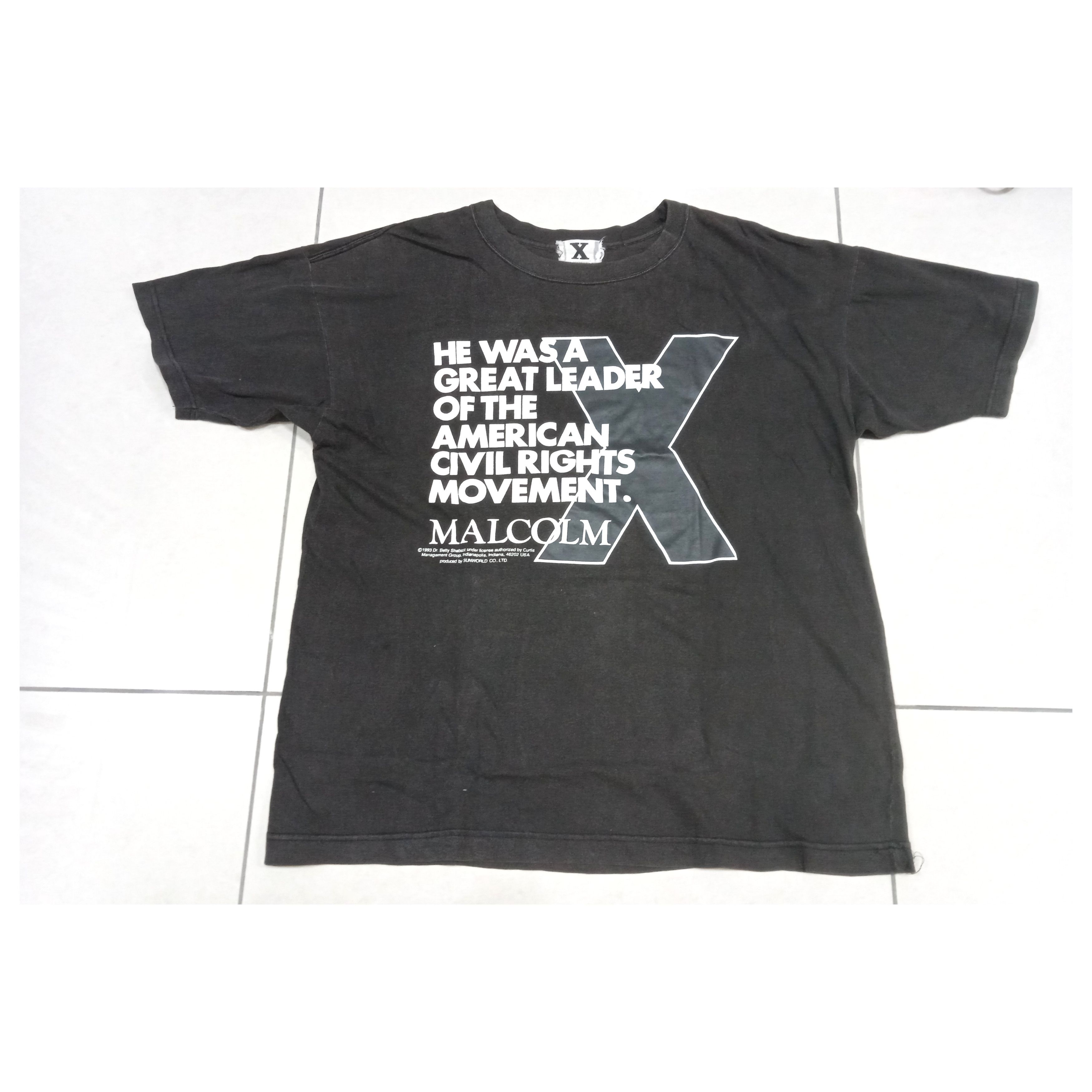 Vintage Malcolm X 1993 T-Shirt