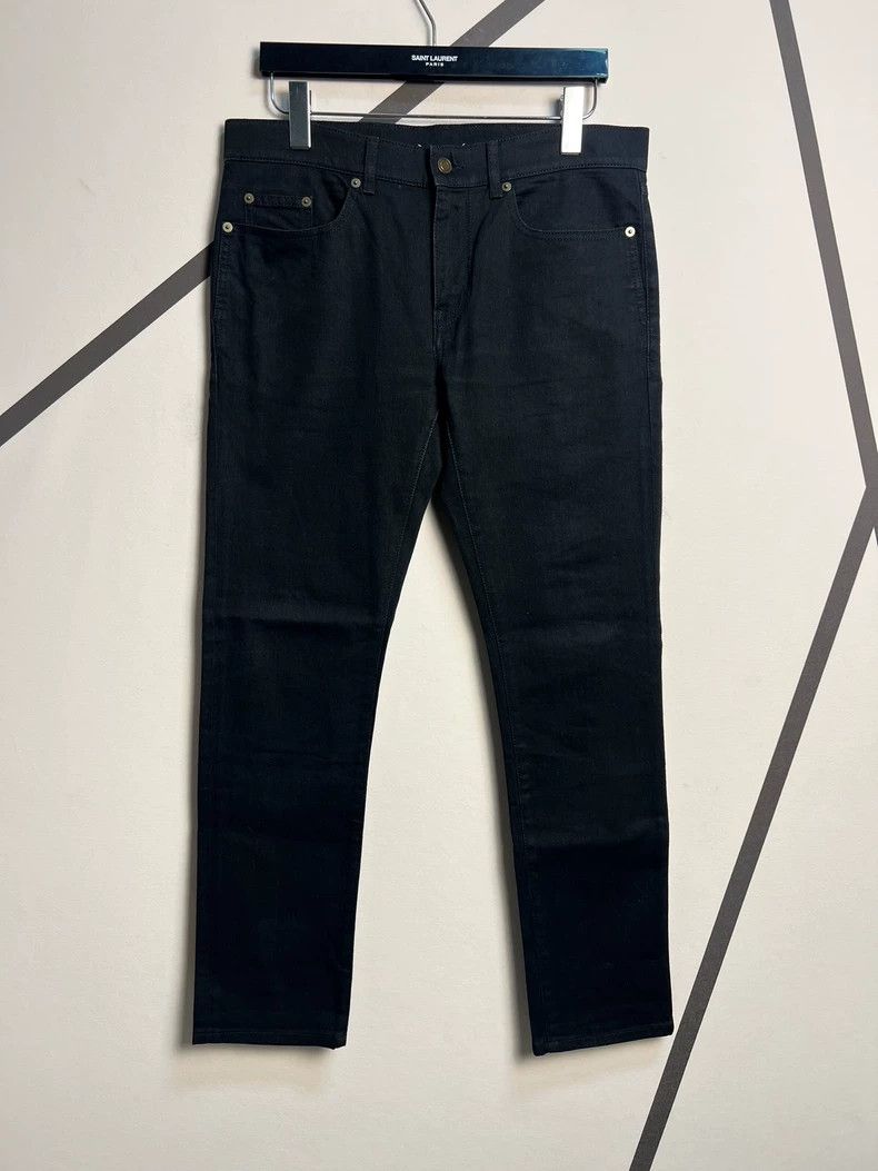 Saint Laurent Paris Saint laurent paris 18 Spring/Summer Black Foundation Jeans Size US 32 / EU 48 - 1 Thumbnail