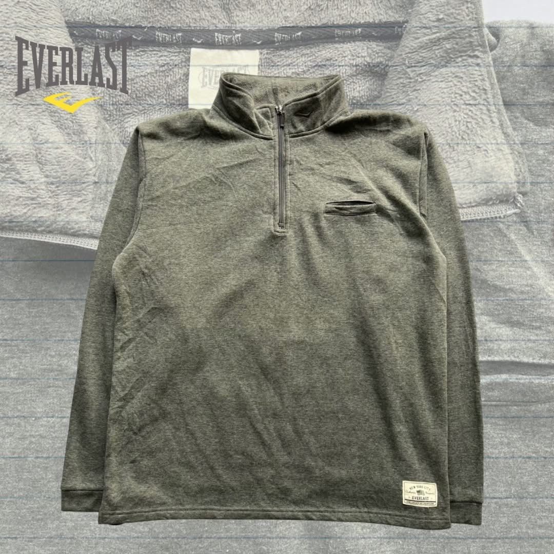 Everlast × Vintage Everlast halfzipper usa Size US S / EU 44-46 / 1 - 1 Thumbnail