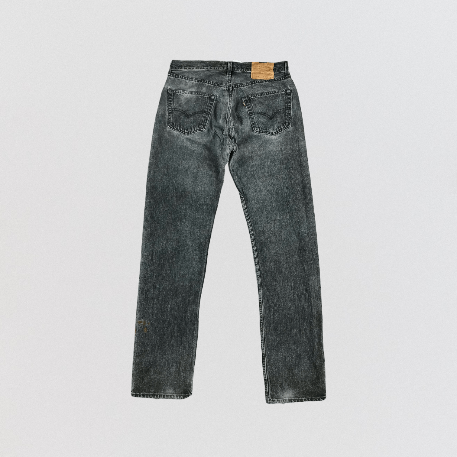 Levi's Vintage Faded Black Levis 501 Jeans-JM3040 Size US 32 / EU 48 - 2 Thumbnail