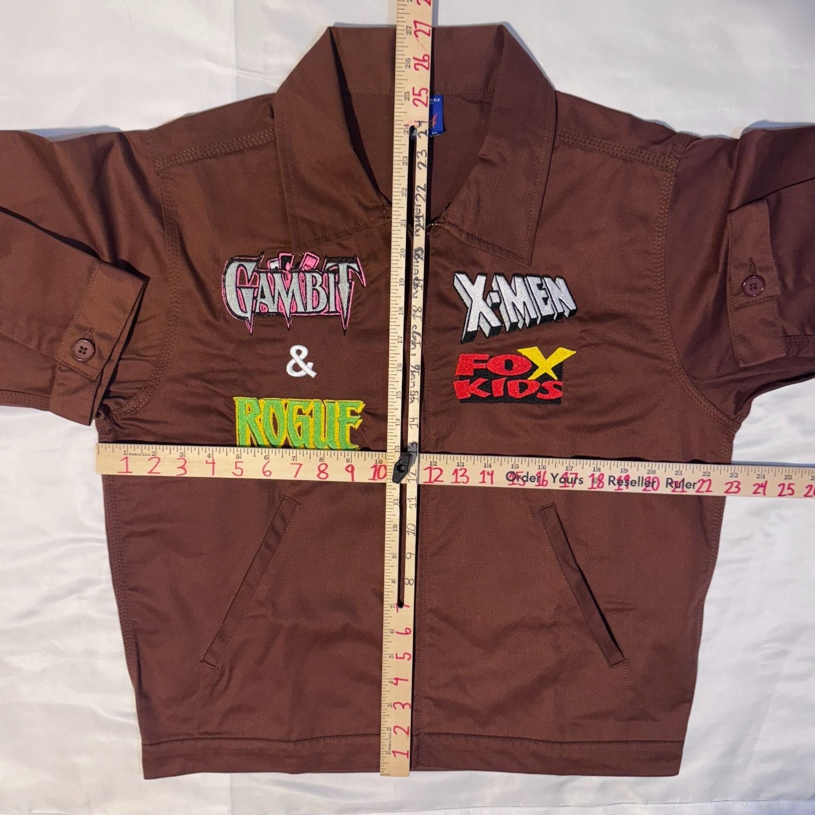 Other Vintage Rush Fox Kids Marvel X-Men Gambit & Rogue Brown Zip Size US M / EU 48-50 / 2 - 7 Thumbnail