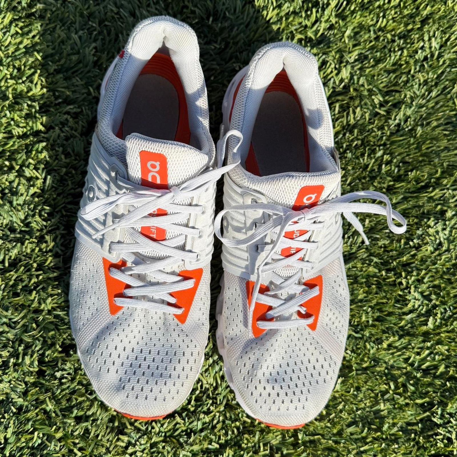 On On Running Cloudswift White Flame Orange Size 9.5M US Size US 9.5 / EU 42-43 - 2 Thumbnail