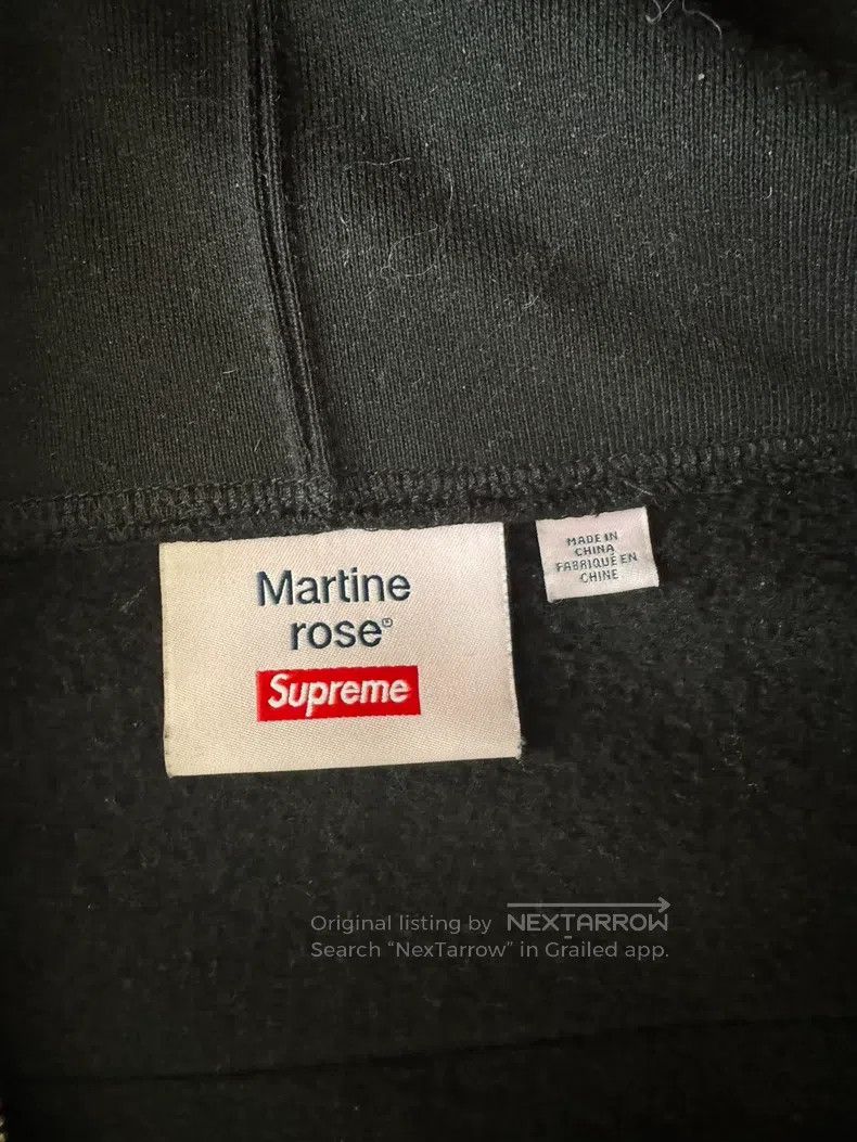 Martine Rose Martine Rose Logo Printed Fuzzy Warm Hooded Sweatshirt Size US M / EU 48-50 / 2 - 6 Thumbnail