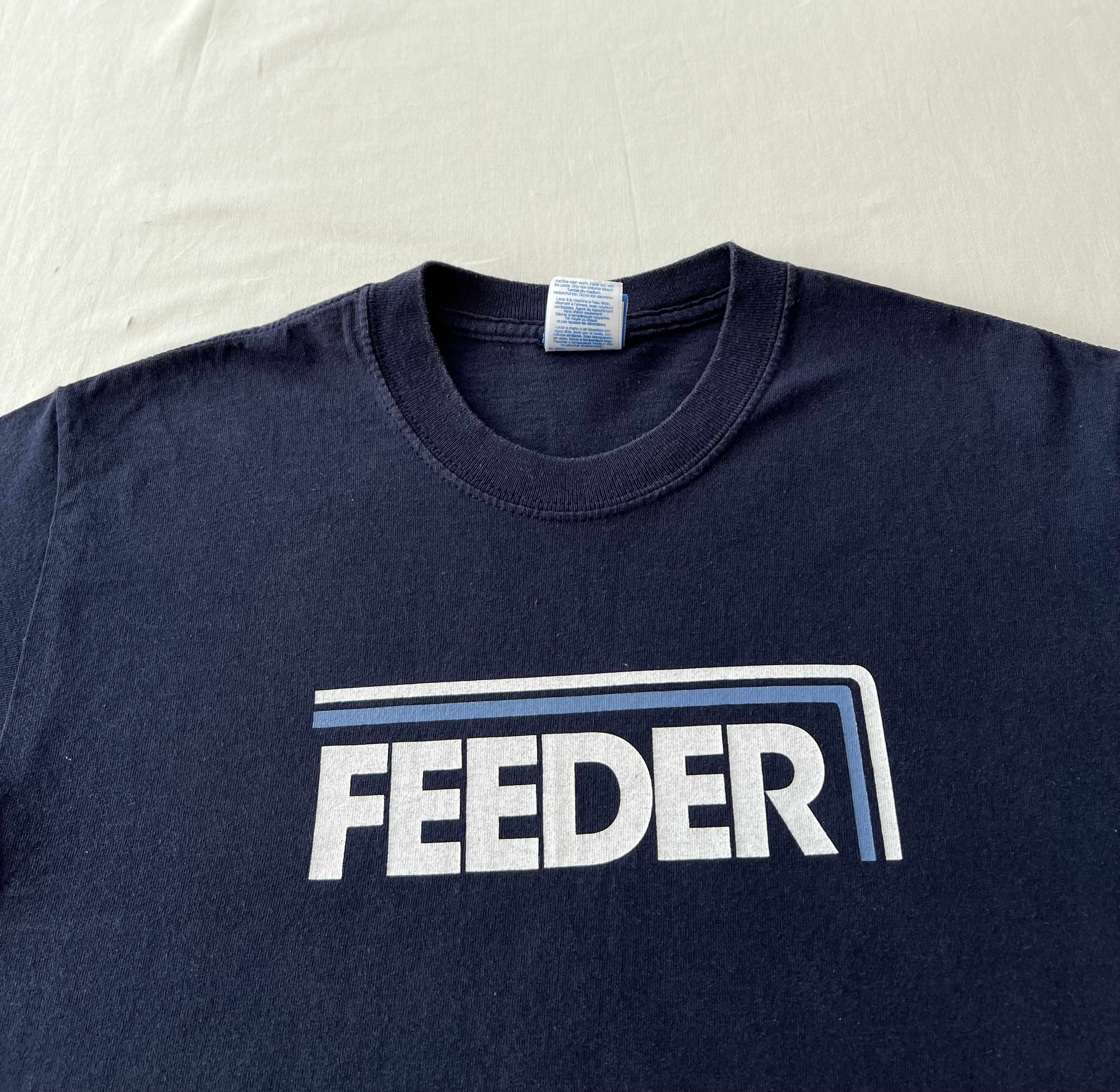 Band Tees Vintage 2002 Feeder Comfort in Sound Tour T-shirt Size US S / EU 44-46 / 1 - 6 Thumbnail