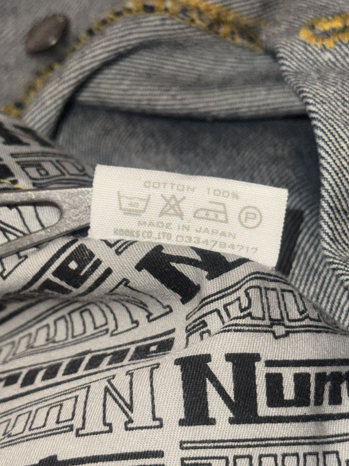 Number (N)ine Number (N)ine SS2000 Inside Out Denim Jeans Size US 28 / EU 44 - 6 Thumbnail