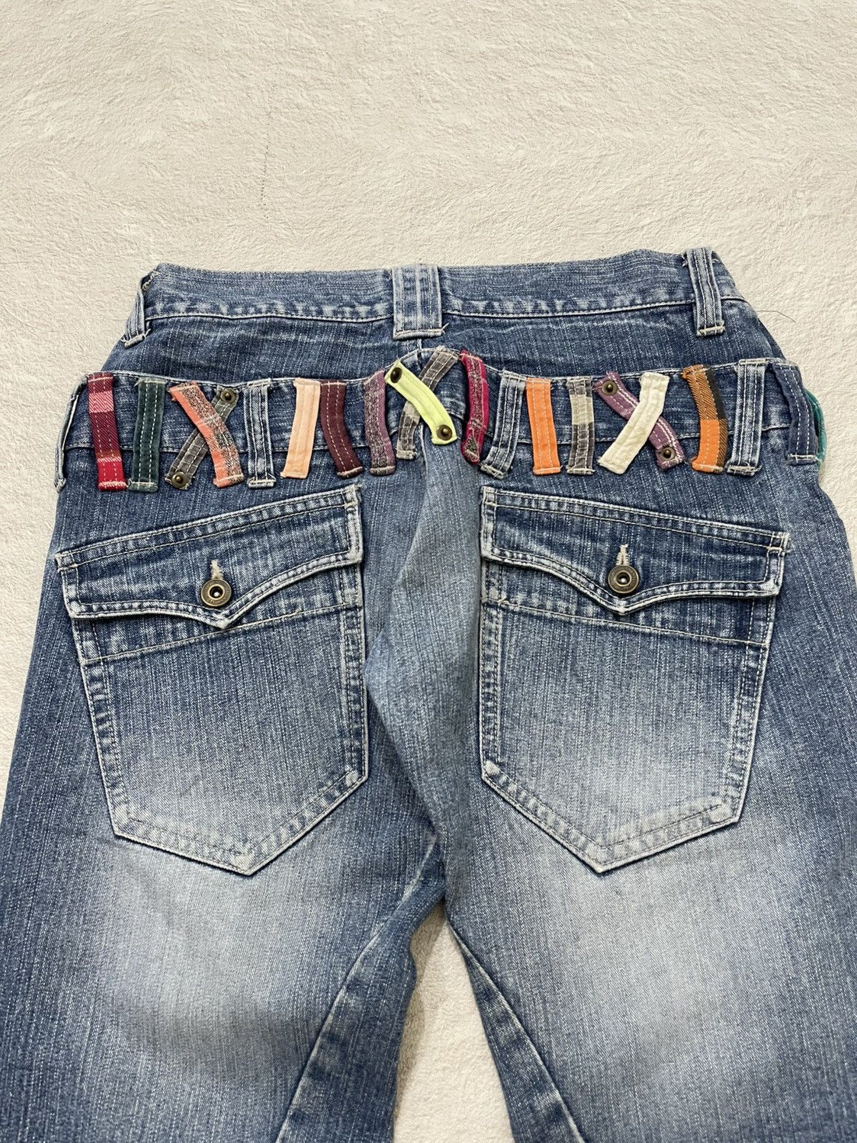 Other 2000s Double Waist Denim Natural Fading Straight leg fit Size US 30 / EU 46 - 7 Thumbnail