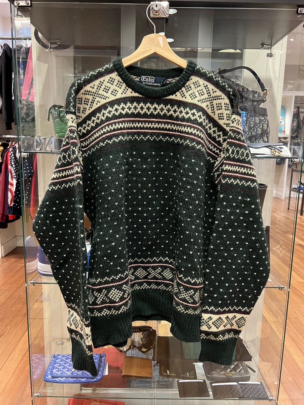 Polo Ralph Lauren Polo Ralph Lauren Patterned wool sweater Size US XXL / EU 58 / 5 - 1 Thumbnail