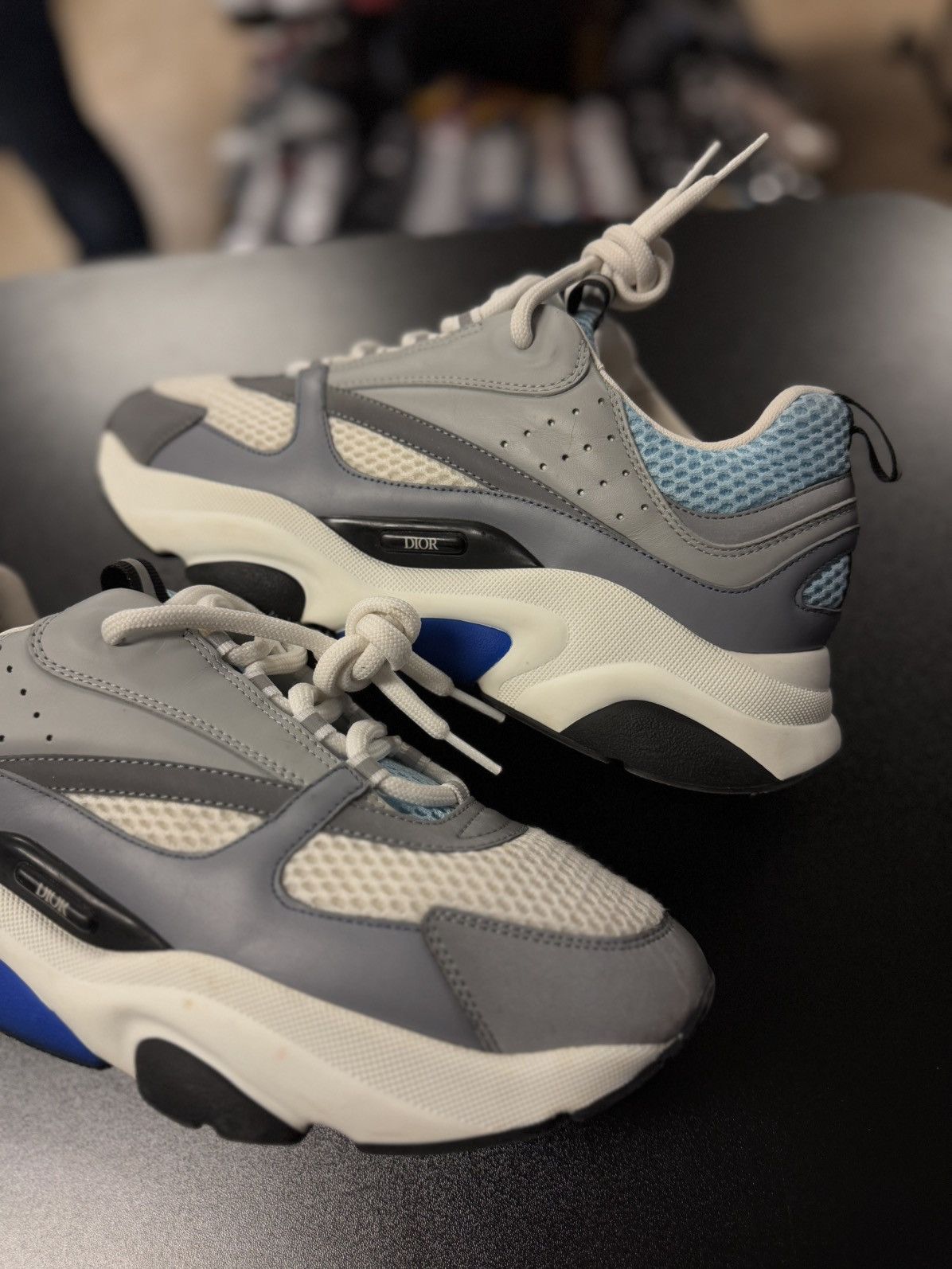 Dior Dior B22 Blue White Size 44EU/11US Clean 🧼 Size US 11 / EU 44 - 3 Thumbnail