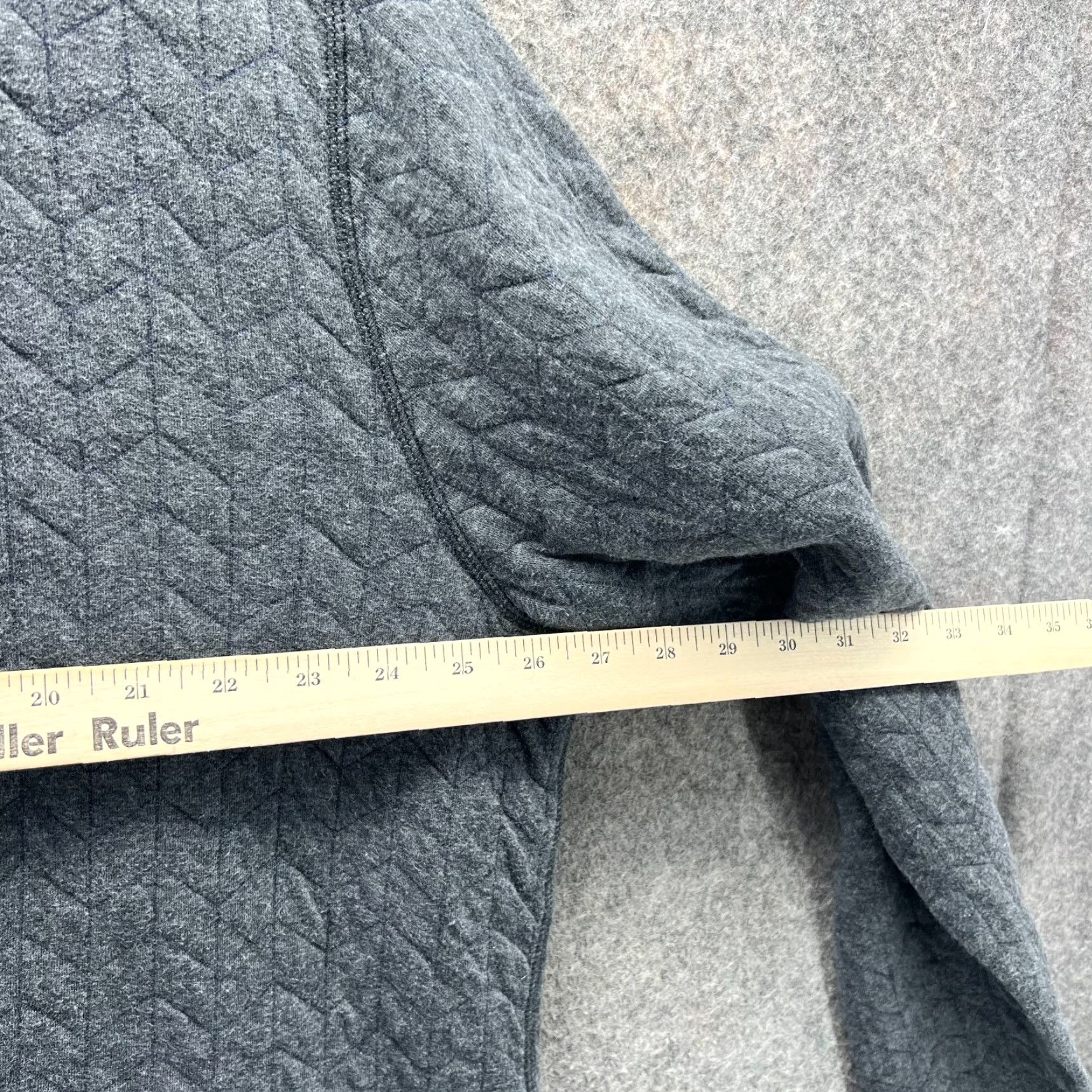 Tommy Bahama Tommy Bahama Pullover Sweater Men XXL Gray Quilted Cotton Blend Mock Neck Cardigan? Size US XXL / EU 58 / 5 - 3 Thumbnail