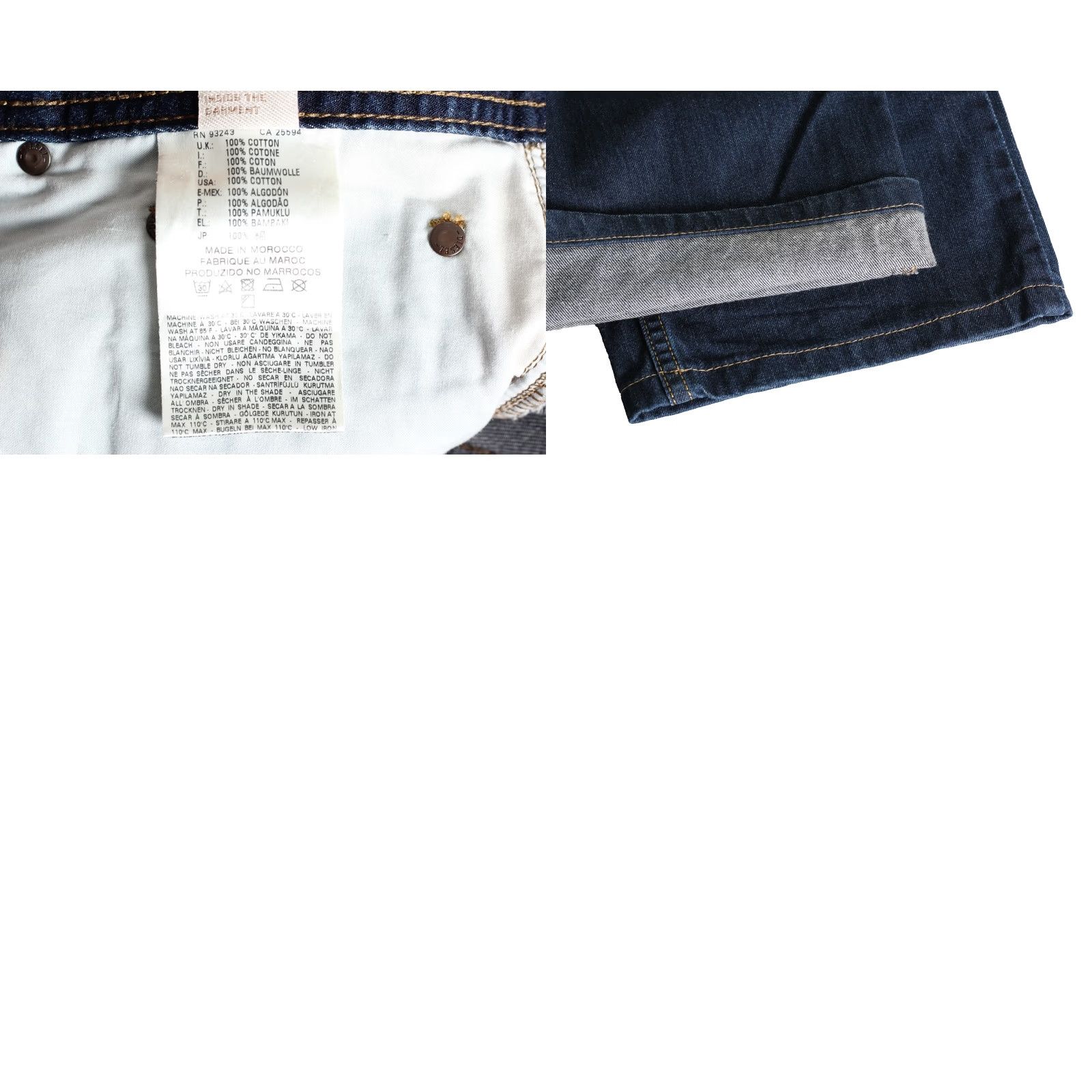 Diesel DIESEL LARKEE 0831T Jeans Men 32x29 Regular Straight DZ7143 Blue Lounge Size US 32 / EU 48 - 8 Thumbnail