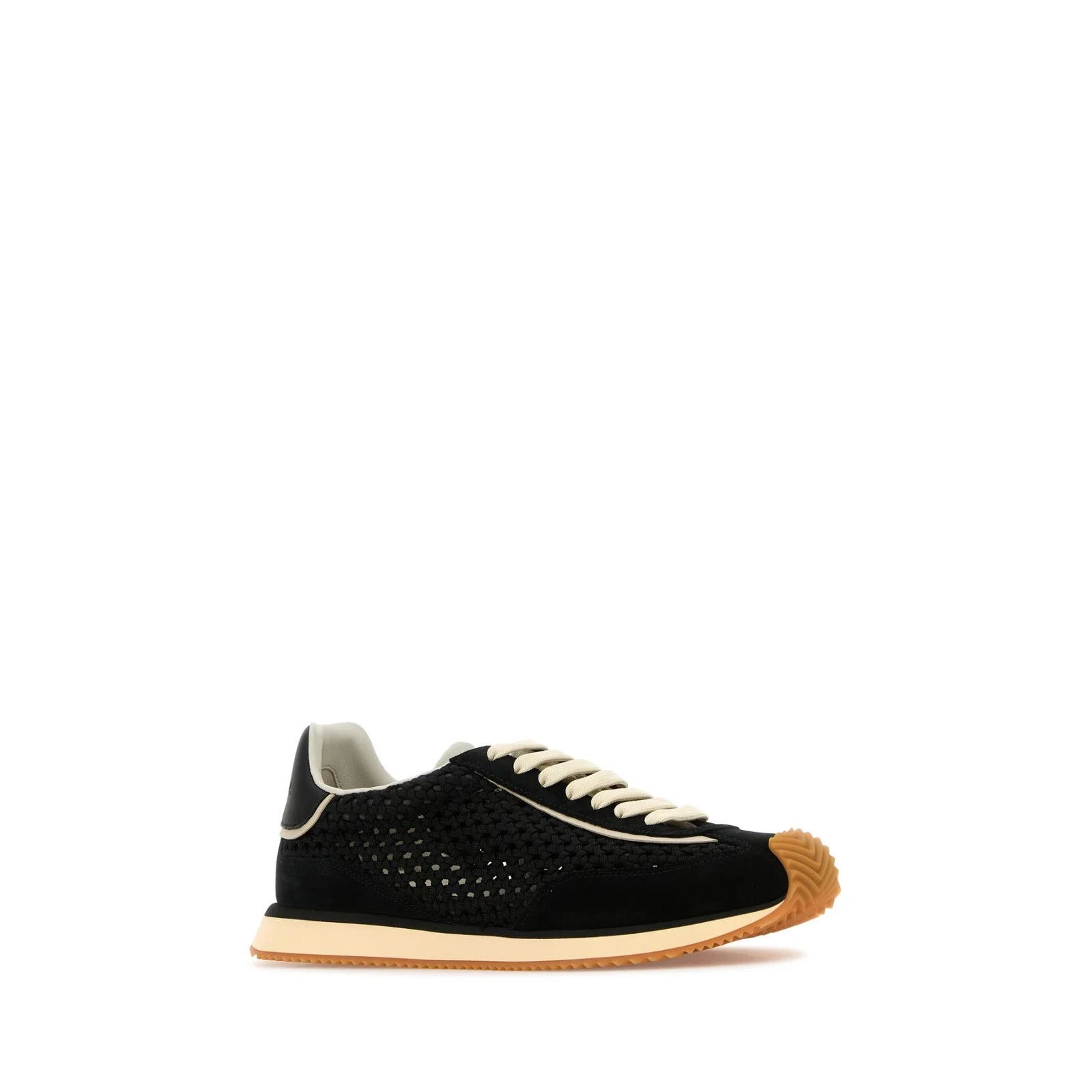 DOLCE&GABBANA Black Fabric Sneakers New & Authentic (Size (M