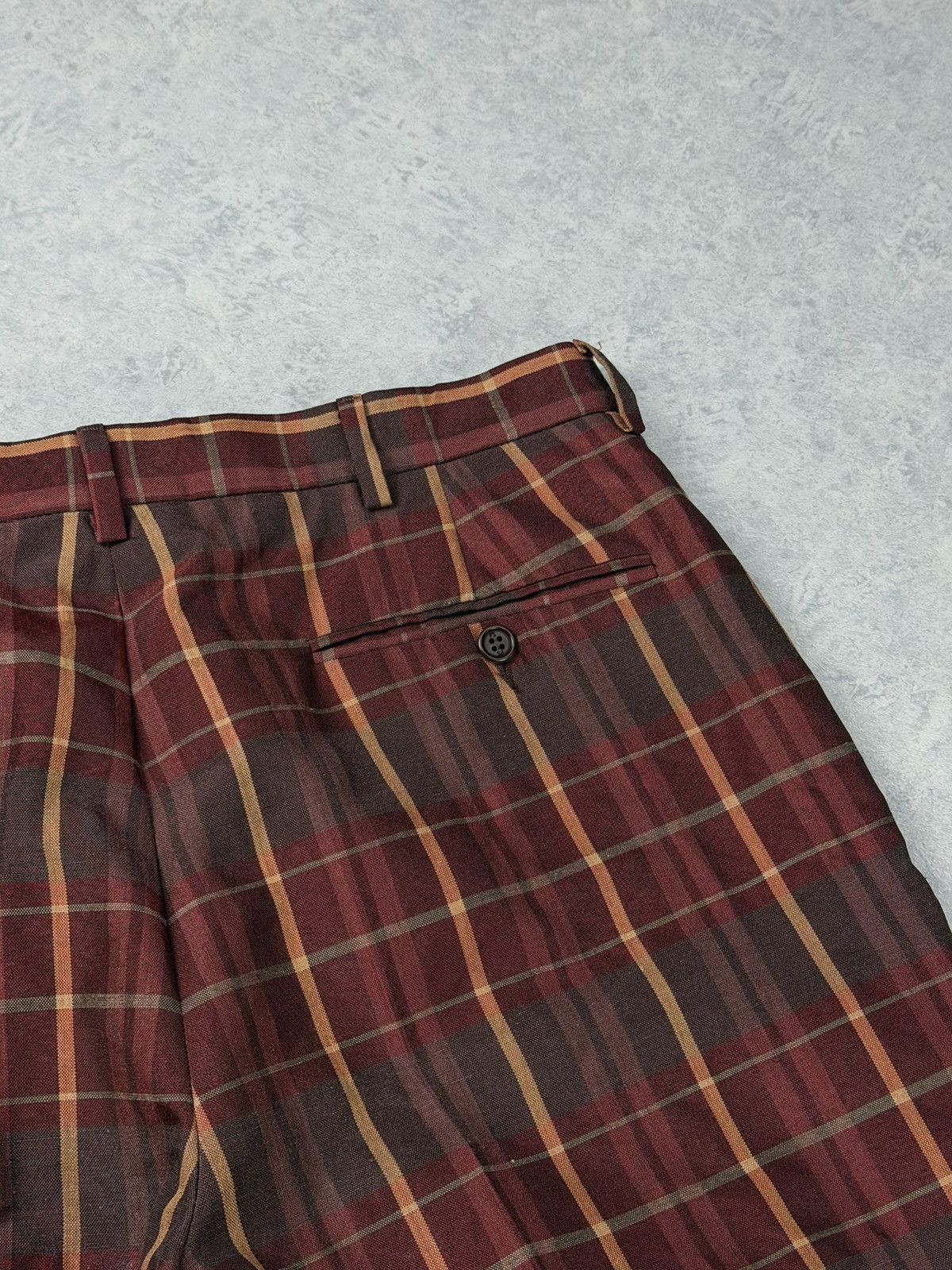 Paul Smith Paul Smith Multicolor Plaid Trousers Pants Size 34 Size US 34 / EU 50 - 11 Thumbnail