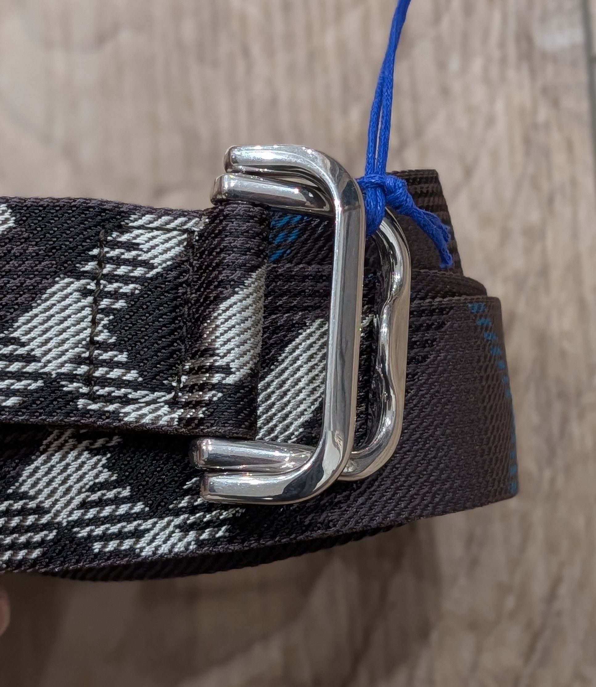 Burberry Burberry Check Webbing Nylon Belt Brown Multi Large Size 34 - 2 Thumbnail