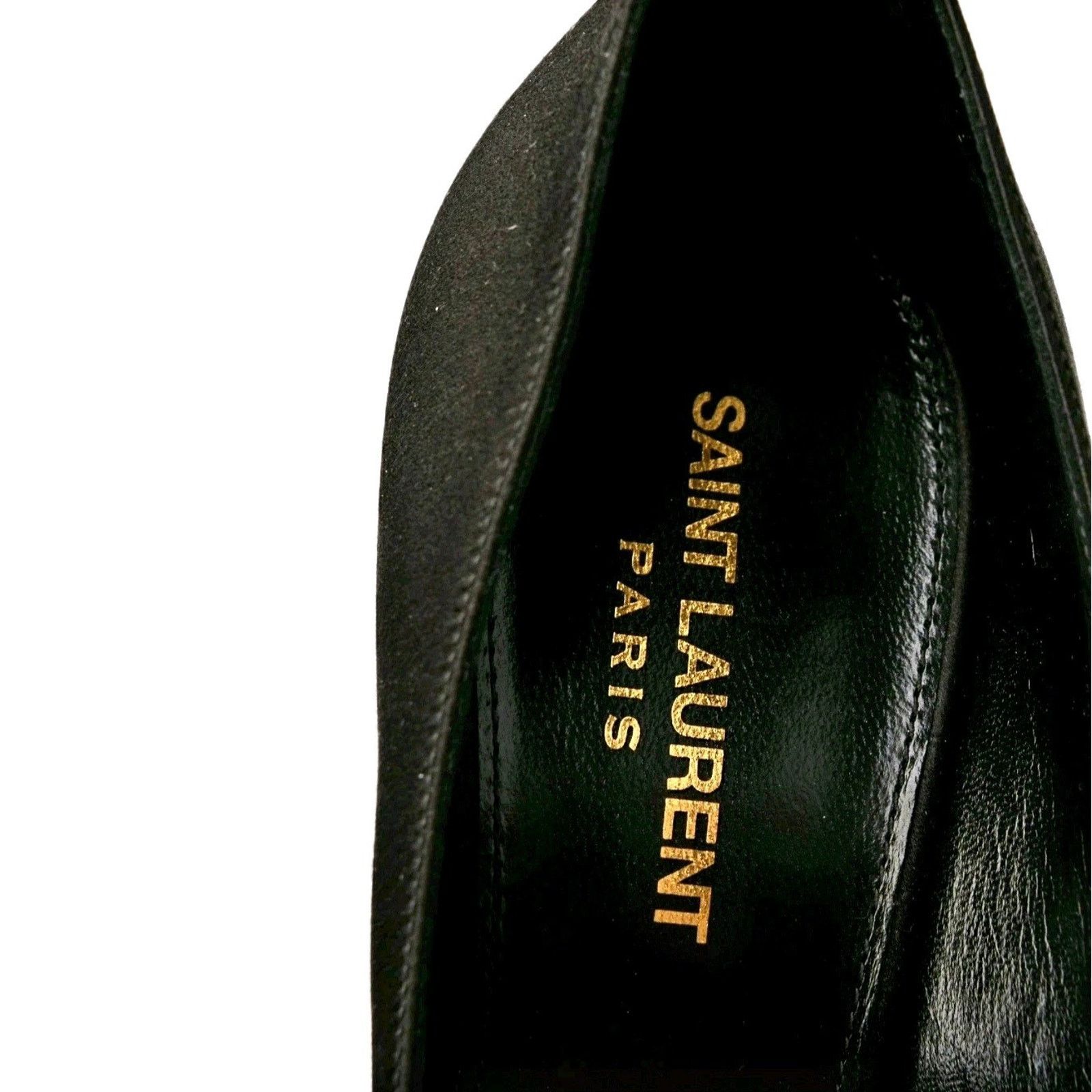 Saint Laurent Paris SAINT LAURENT Satin Pump Shoes US9 EU39 Rhinestones Size US 9 / IT 39 - 4 Thumbnail