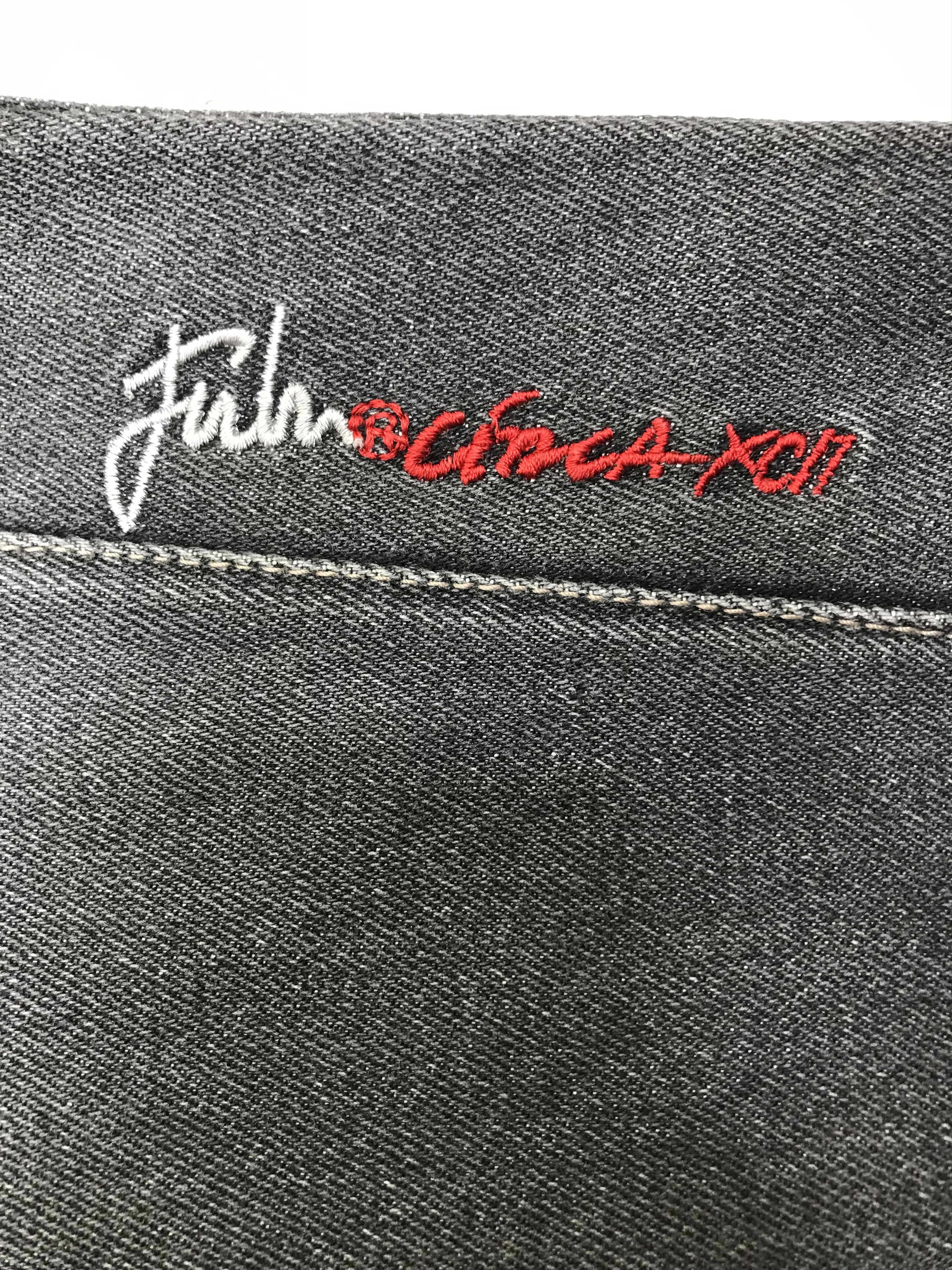 Fubu Vintage Fubu Circa 1992 Faded Black Wide Baggy Jeans Size US 36 / EU 52 - 14 Thumbnail