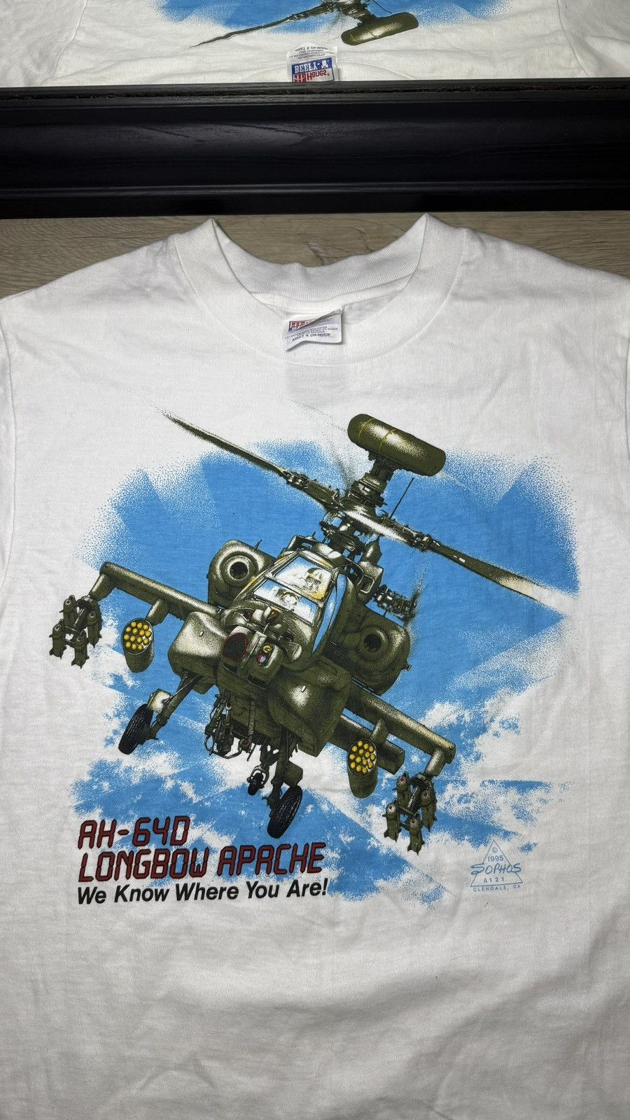 Other Vintage 1995 AH-64D Longbow Apache Helicopter Shirt Size US S / EU 44-46 / 1 - 2 Thumbnail
