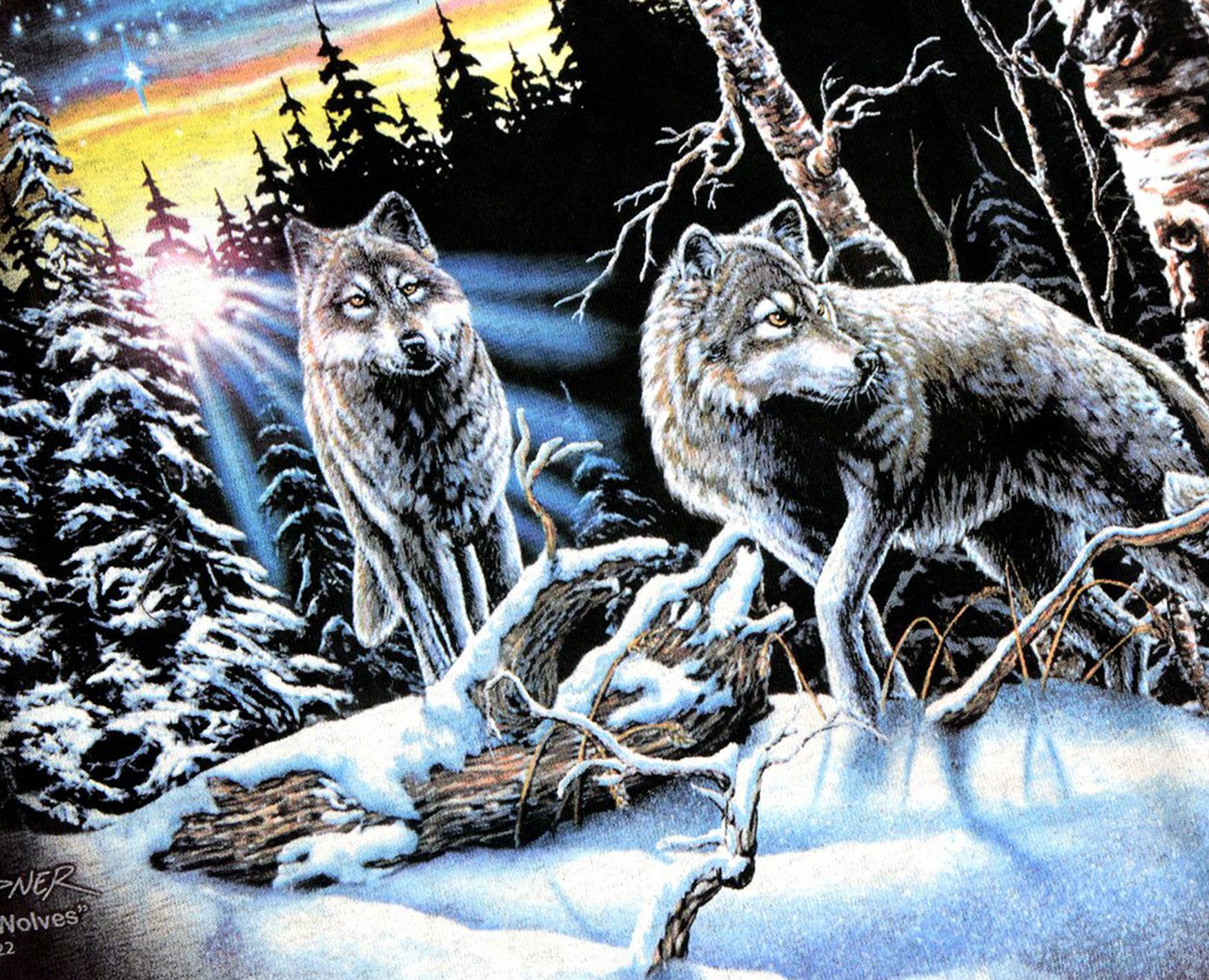 Thrasher Thrasher x The Mountian 13 Wolves Tee Size US L / EU 52-54 / 3 - 9 Thumbnail