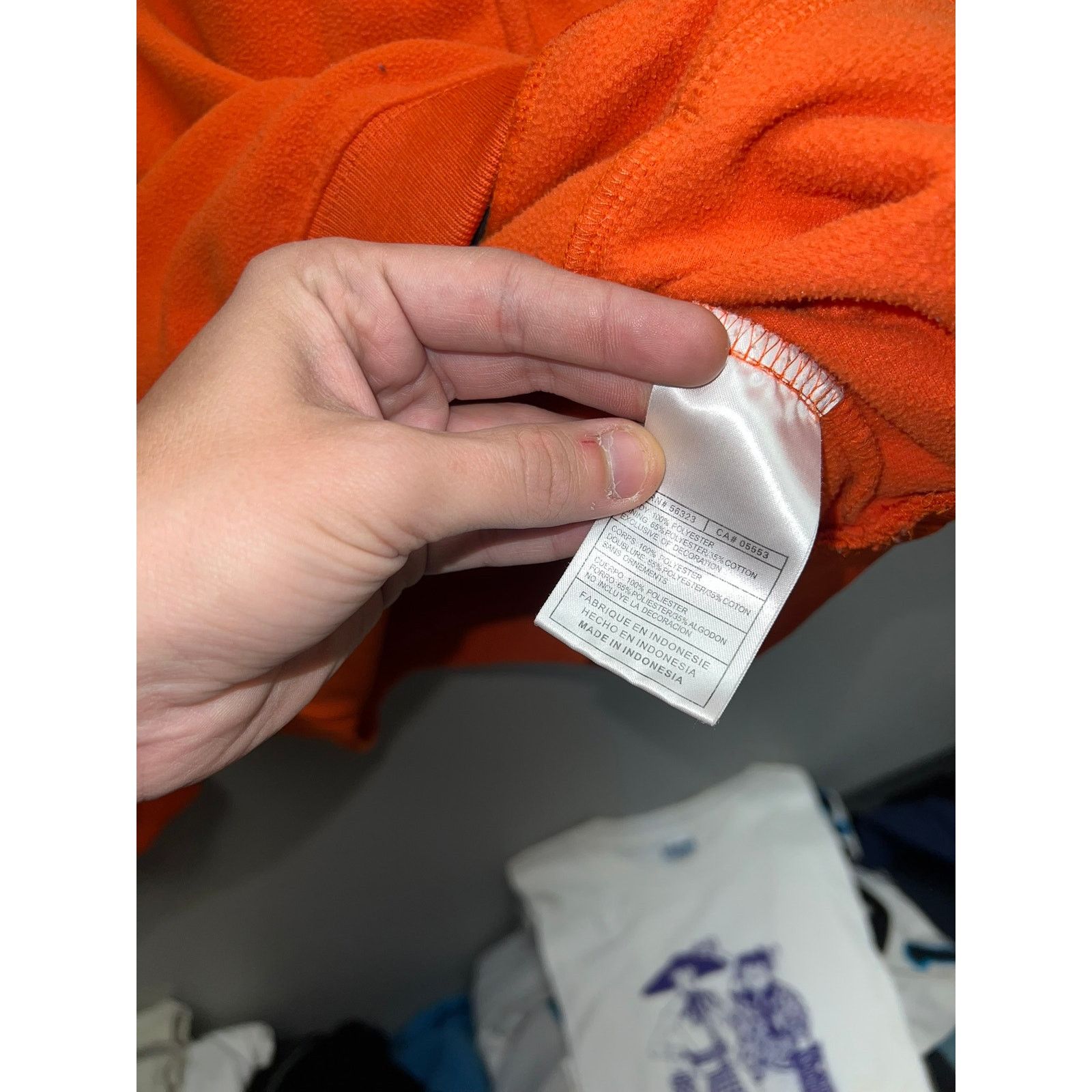 Vintage Vintage Orange Nike Sweatshirt Fleece 1/2 Zip Jacket VTG XL Size US XL / EU 56 / 4 - 7 Thumbnail