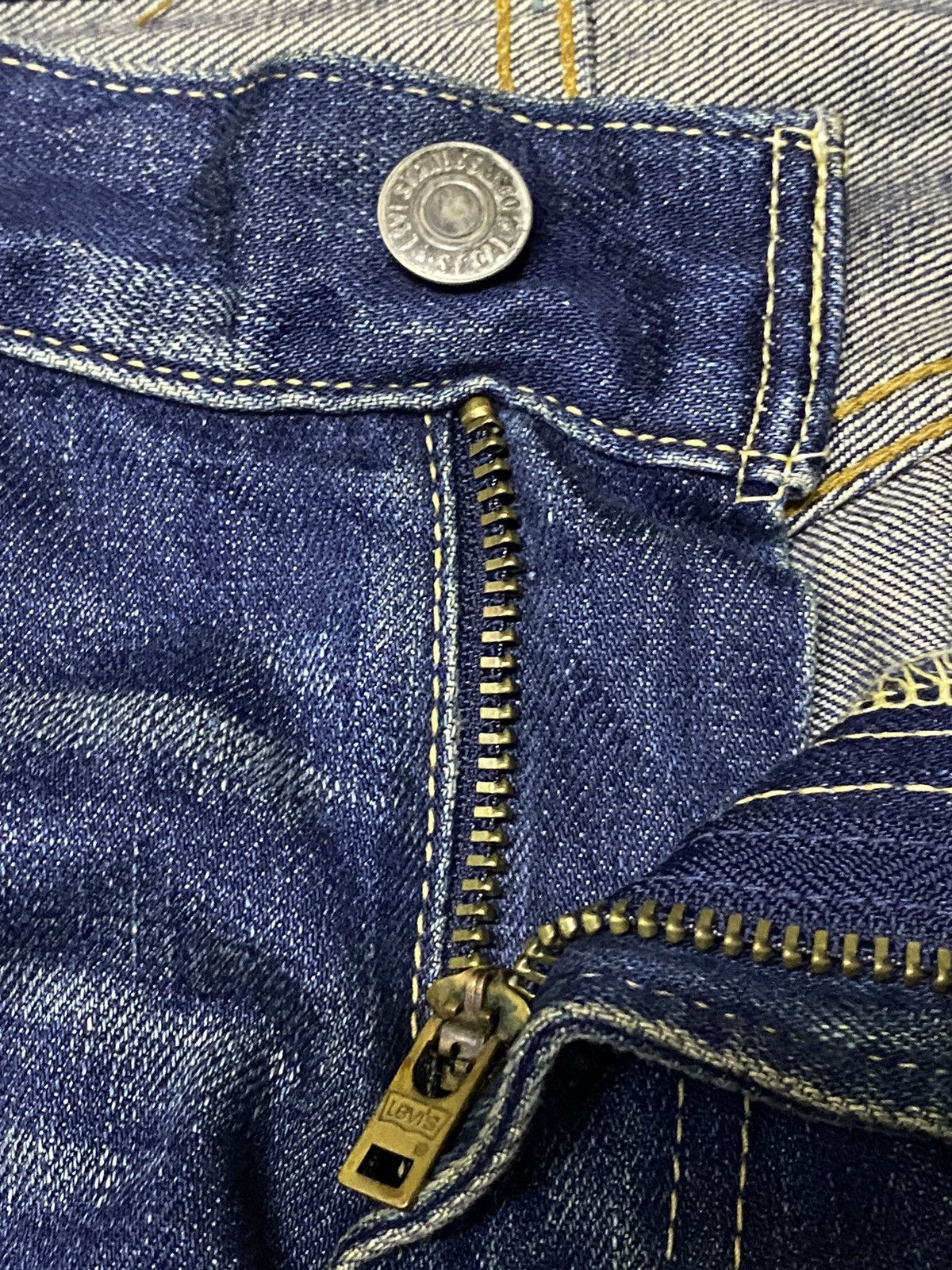 Levi's Vintage 90s Levis 502 Loose Honeycomb Distressed Jeans Size US 30 / EU 46 - 11 Thumbnail