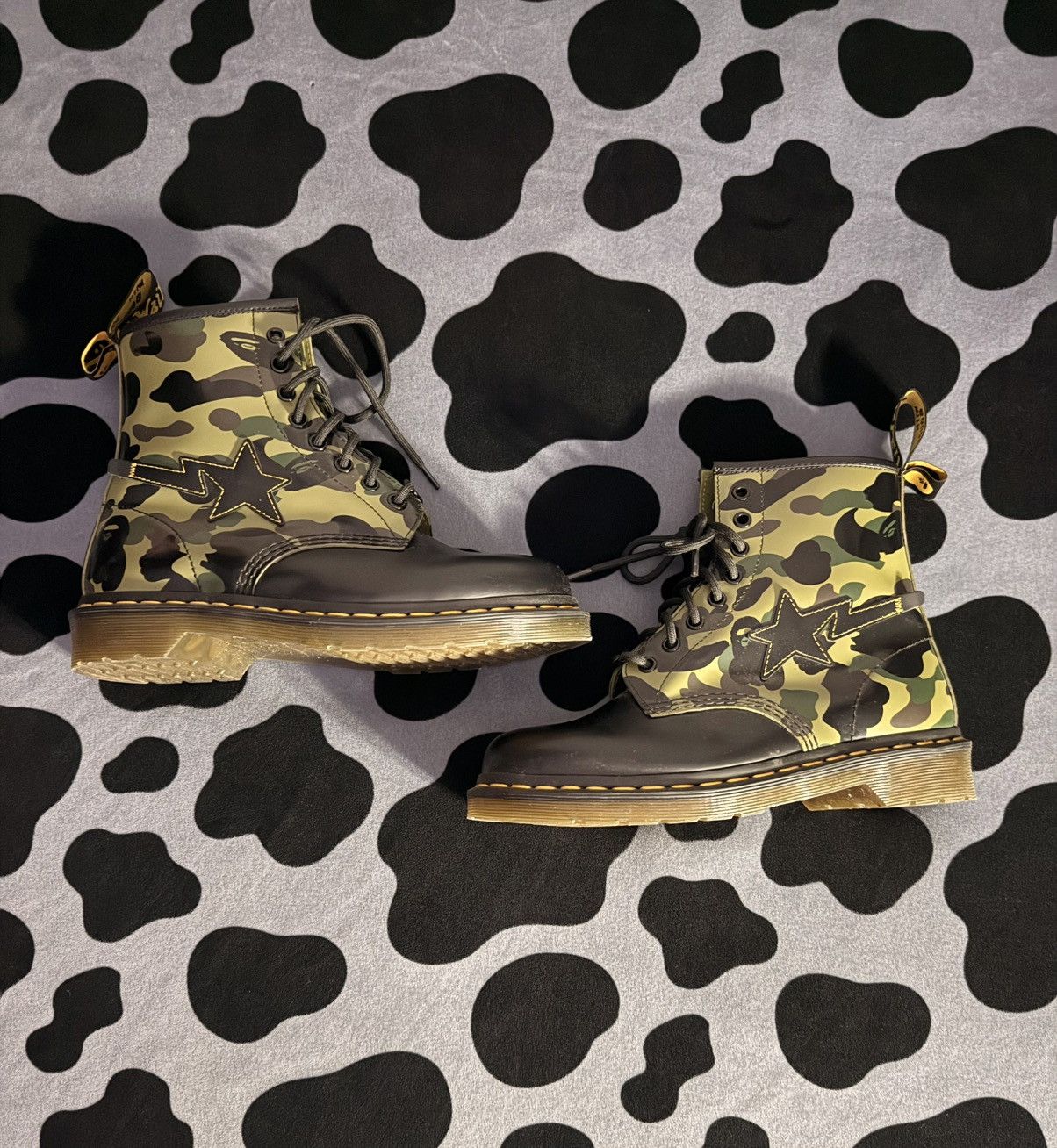 Bape X DocMartens 60th Anniversary 1460 Boots