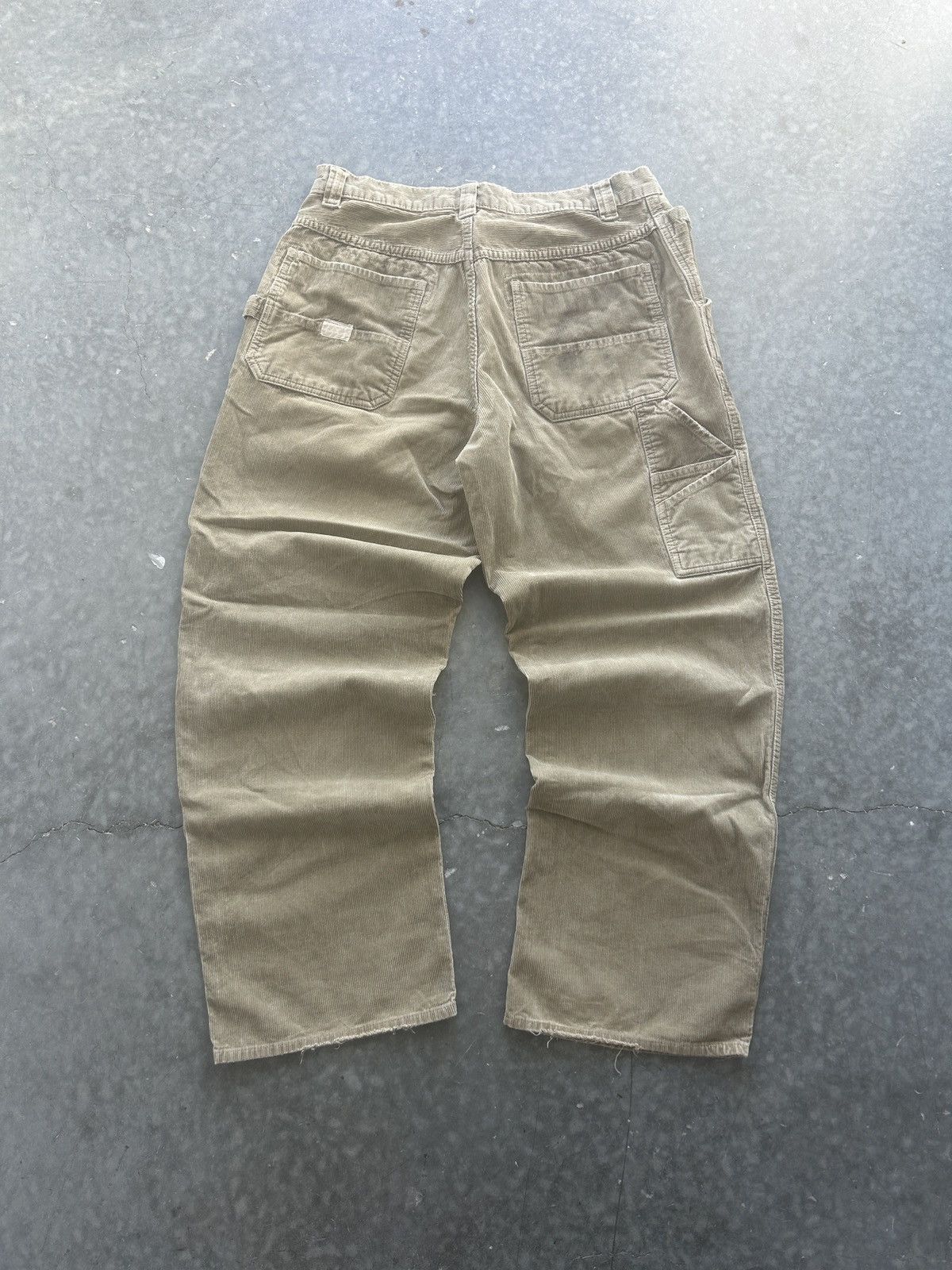 Old Navy × Vintage Vintage Y2K Old Navy Corduroy Carpenter Pants Size US 34 / EU 50 - 1 Thumbnail