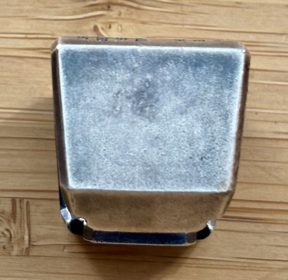 Julius Julius Engraved Industrial Brutalist Alloy Ring Size ONE SIZE - 14 Thumbnail