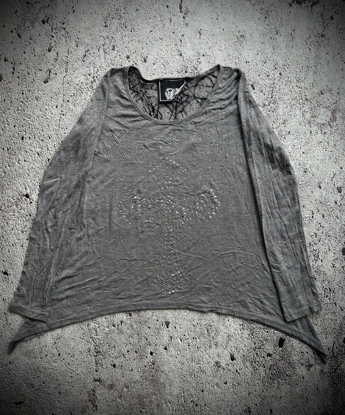 Hysteric Glamour Y2k rich or die skull Punk style Longsleeve Size L / US 10 / IT 46 - 1 Thumbnail