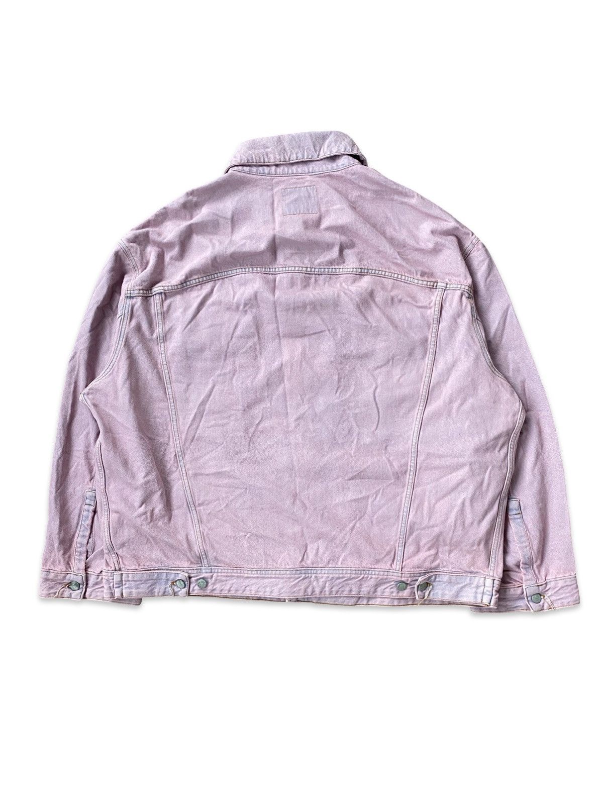 Acne Studios Acne Studios Pink Bla Konst Denim 2000 Jacket Size US L / EU 52-54 / 3 - 2 Thumbnail
