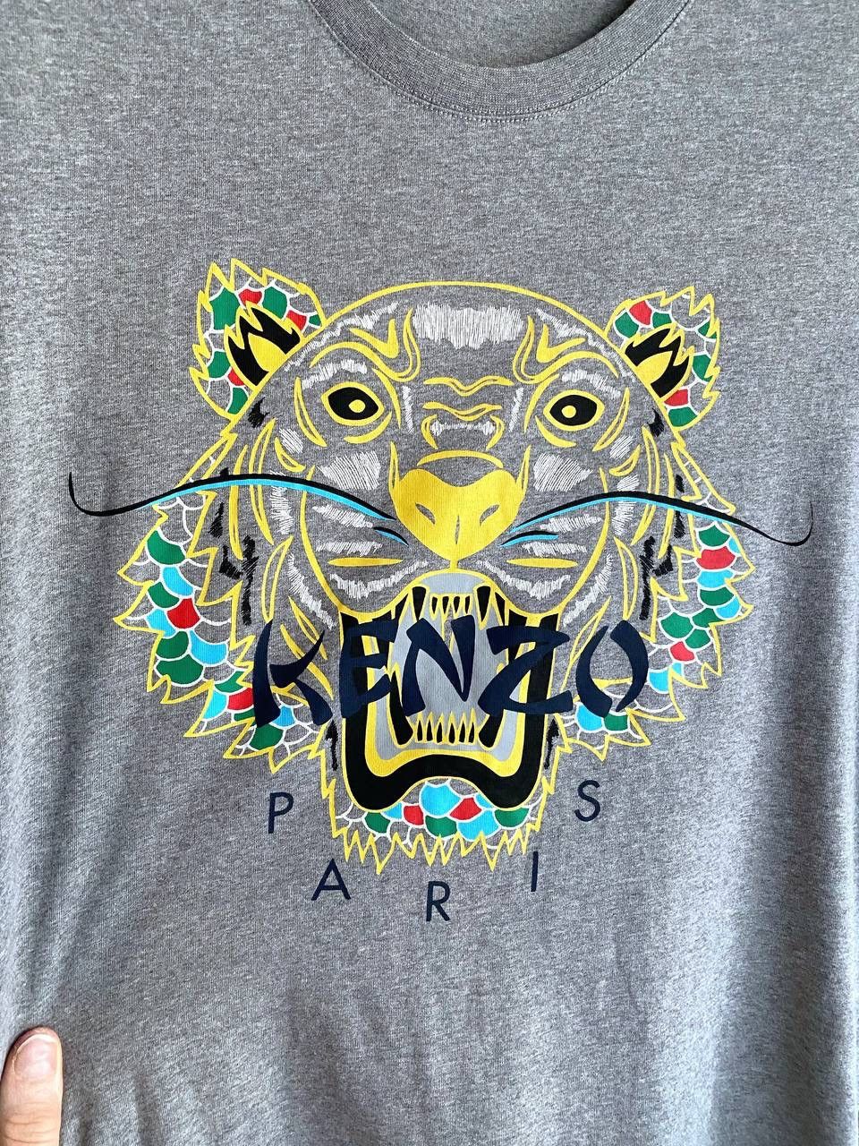 Kenzo Kenzo Paris Tiger Logo Men's Grey T-Shirt, Size S Size US S / EU 44-46 / 1 - 6 Thumbnail