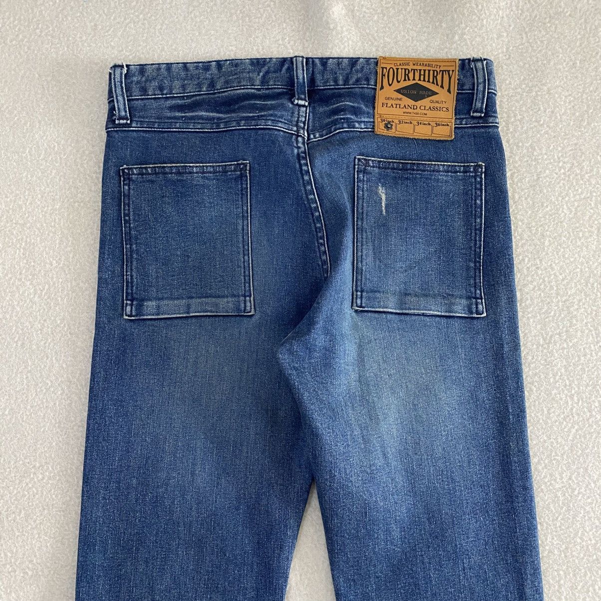 Hysteric Glamour × Japanese Brand FourThirty Distressed Patchwork Denim w30 Size US 30 / EU 46 - 7 Thumbnail