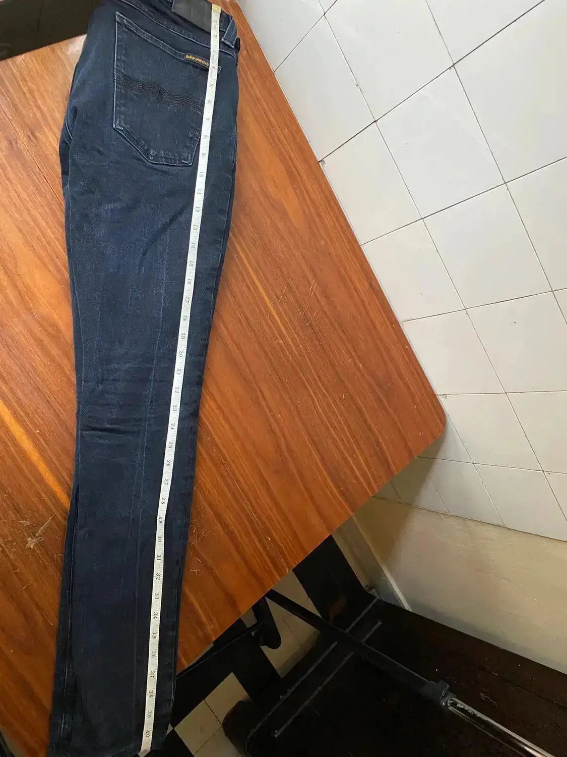 Nudie Jeans Nudie Jeans Skinny Lin Black Black jeans size W 32 L 32 Size US 32 / EU 48 - 12 Thumbnail