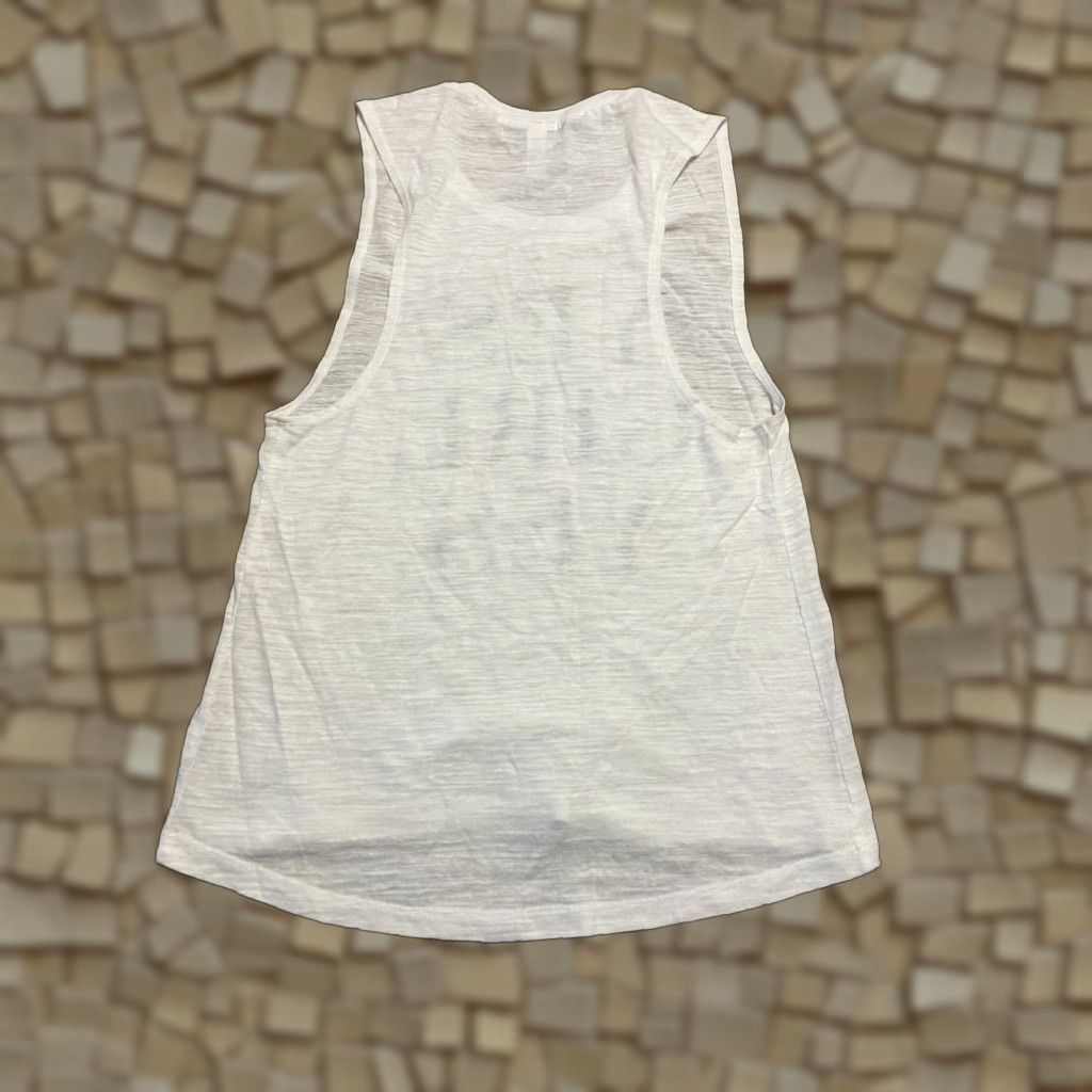 Vintage LULUSIMONSTUDIO Tank Top Womens Size M White YES GIRL YES Tank Top Shirt Womens M White LULUSIMONSTUDIO Size M / US 6-8 / IT 42-44 - 1 Thumbnail