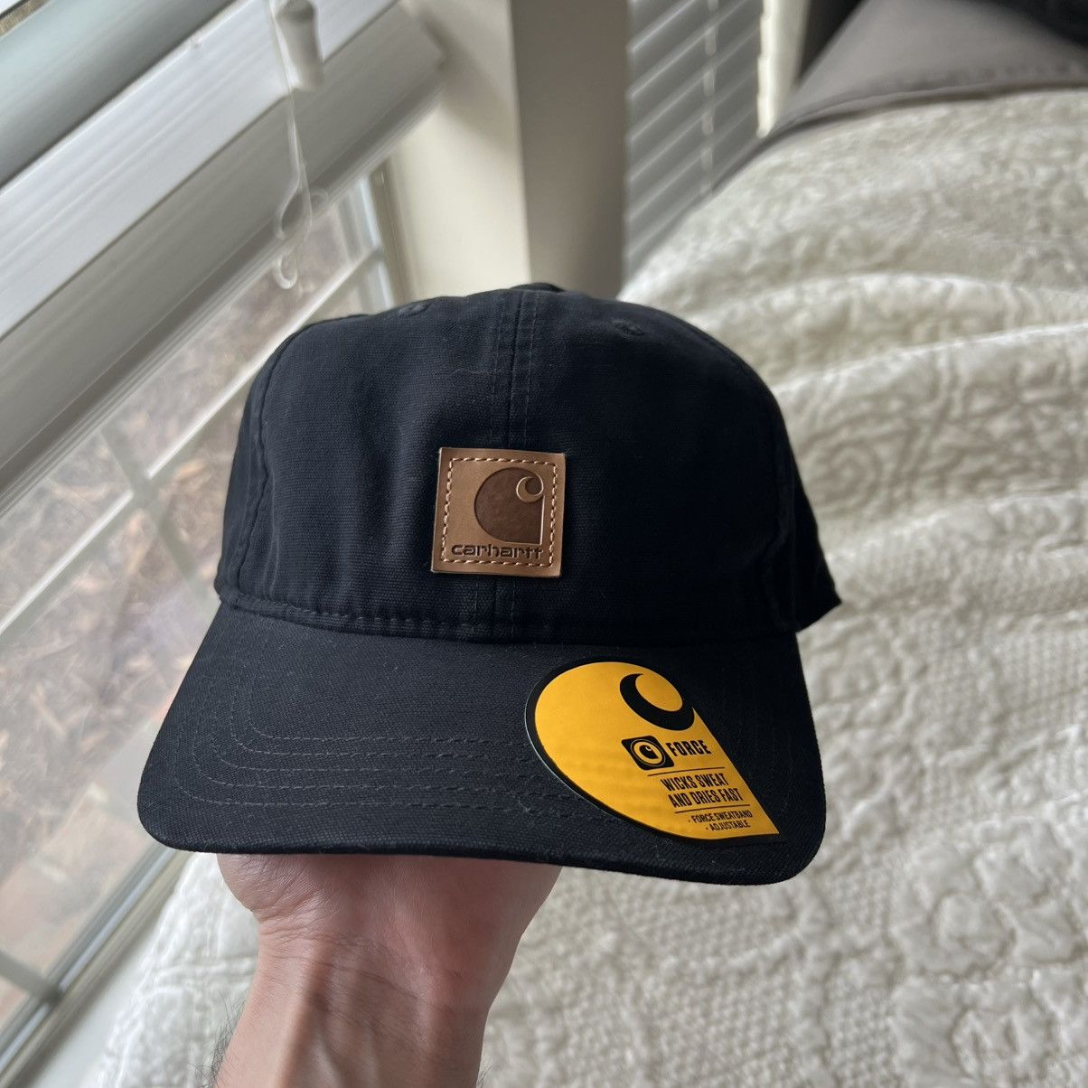 Carhartt Black Carhartt Hat New With Tags Size ONE SIZE - 1 Thumbnail