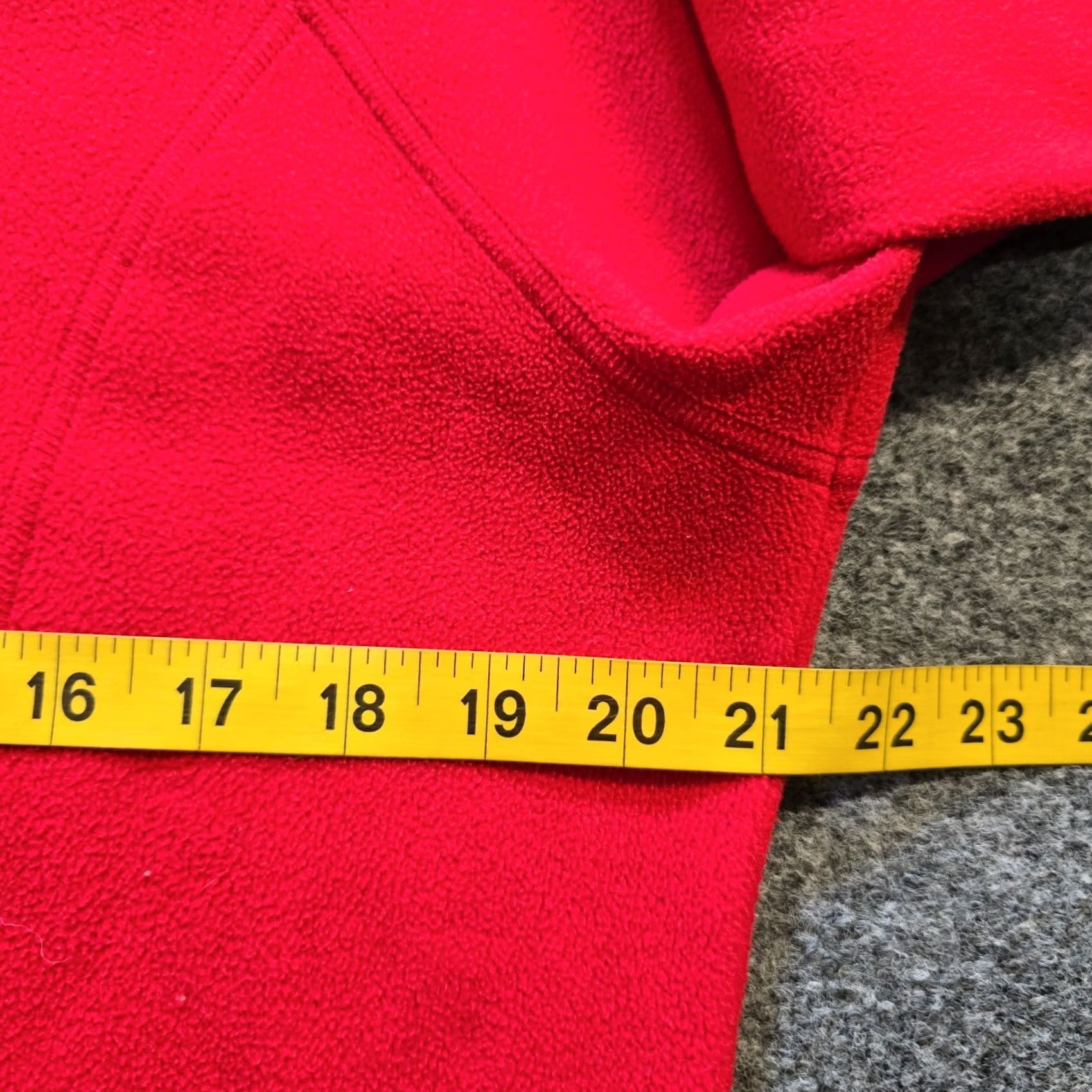 Vintage LL Bean Sweater Womens Size Large Red Fleece 1/4 Zip Long Sleeve Capsule Casual Size L / US 10 / IT 46 - 5 Thumbnail