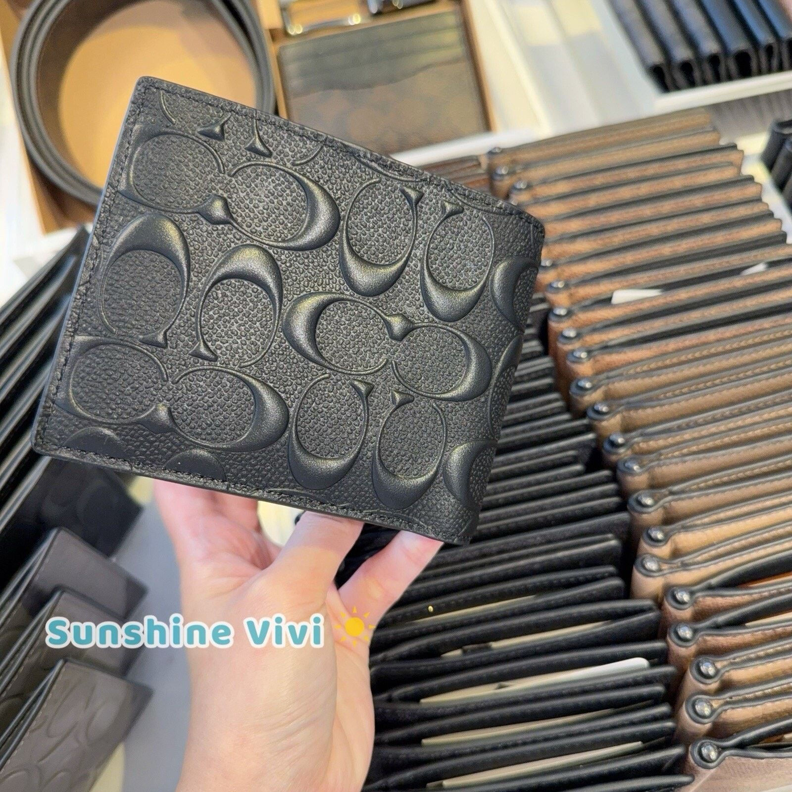 Coach NWT Coach 3 in 1 Wallet Signature Smooth Leather/Black CR957 Size ONE SIZE - 5 Thumbnail