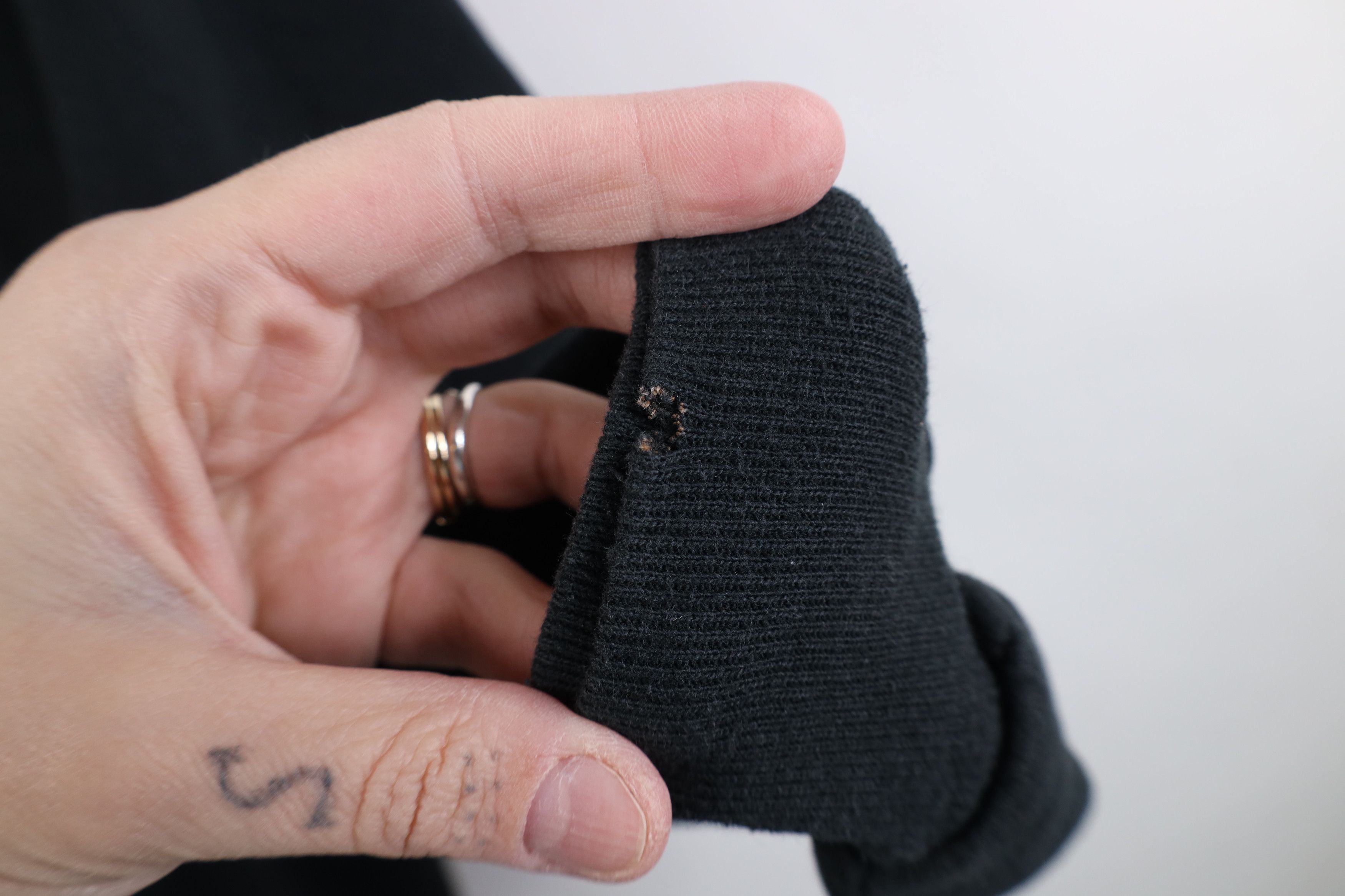Vintage Vintage 90s Streetwear Blank Crewneck Sweatshirt Black USA Size XXL / US 16-18 / IT 52-54 - 5 Thumbnail