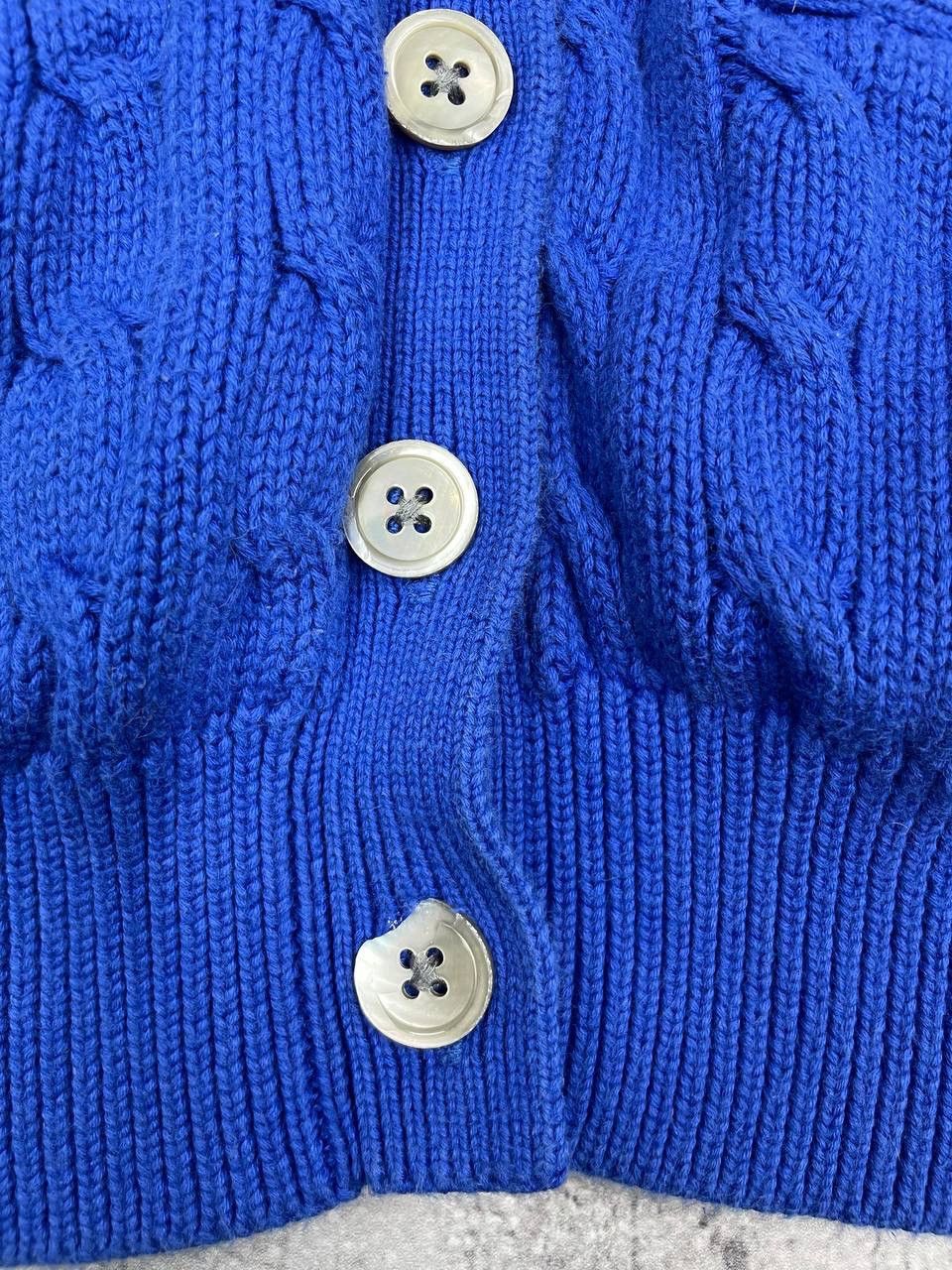 Ralph Lauren Ralph Lauren Sport Women Cotton Cardigan Blue Cable Knit Size M / US 6-8 / IT 42-44 - 4 Thumbnail