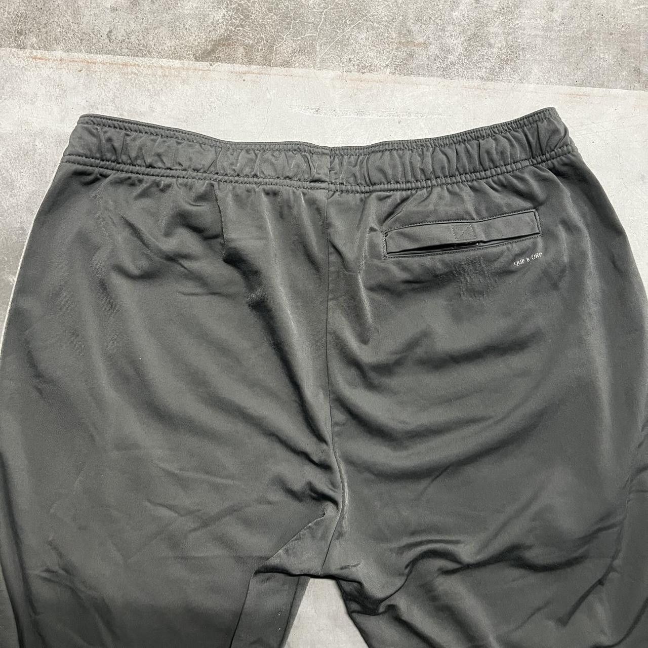 Vintage Crazy Vintage Y2K/2000s Grey Striped Track Pants With Leg zip zippers and pockets! Size US 36 / EU 52 - 6 Thumbnail