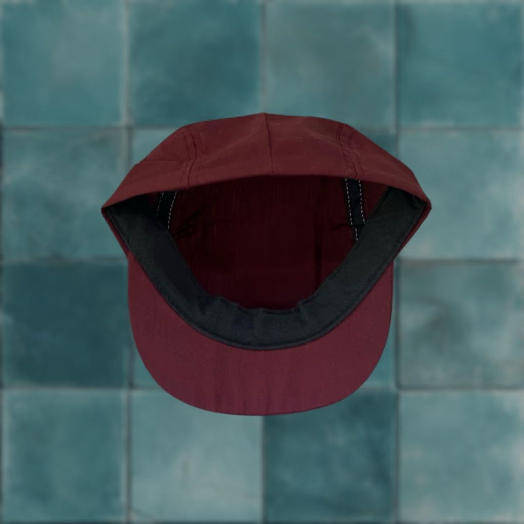 Vintage VINTAGE cabbie drivers flat cap hat Mens M burgundy 90s deadstock NWOT USA Made snap on bill NWOT Size ONE SIZE - 1 Thumbnail