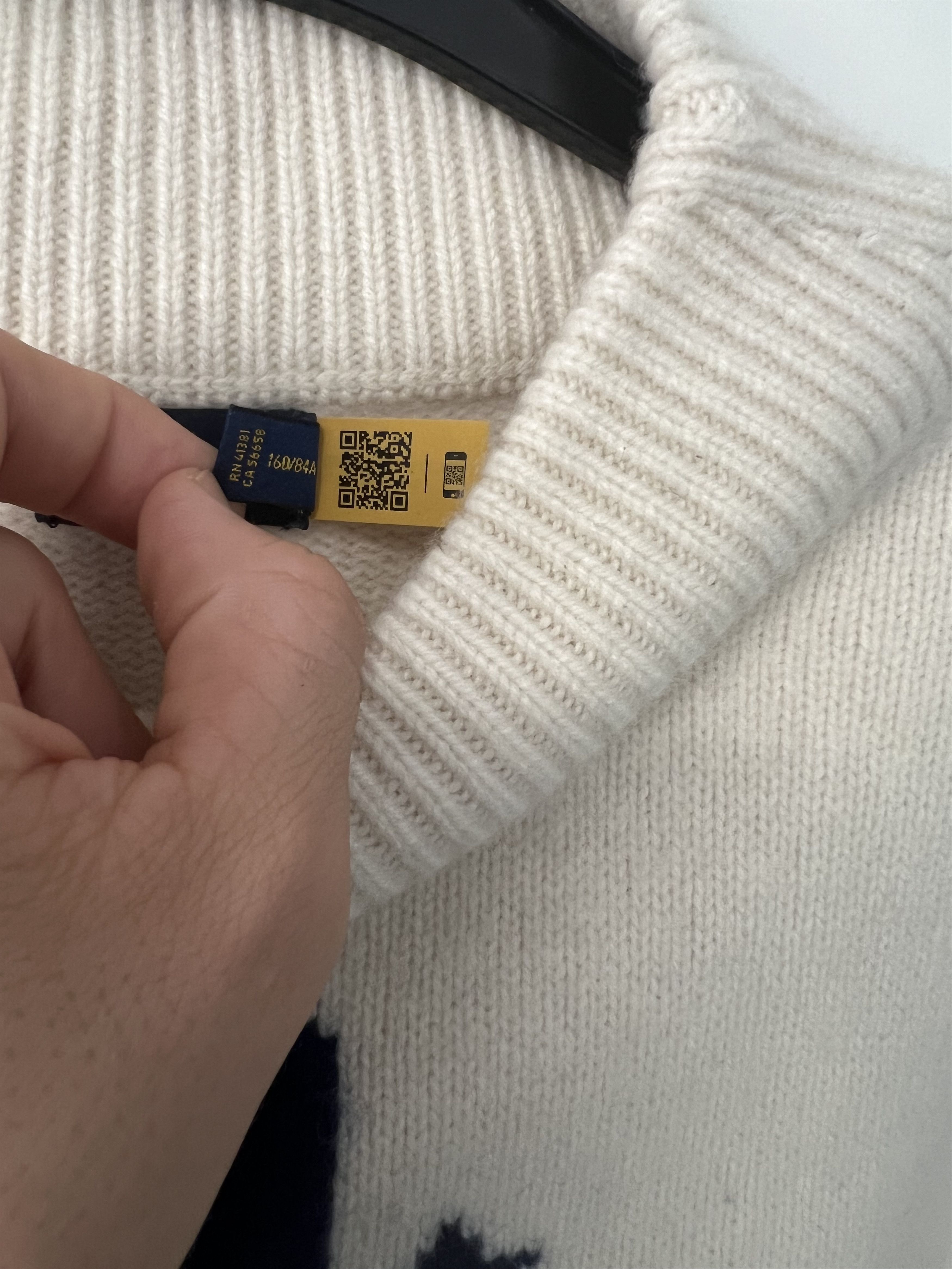Polo Ralph Lauren Polo Ralph Lauren Cashmere Wool Blend Big P Star Sweater Size XXS / US 00 / IT 34 - 7 Thumbnail