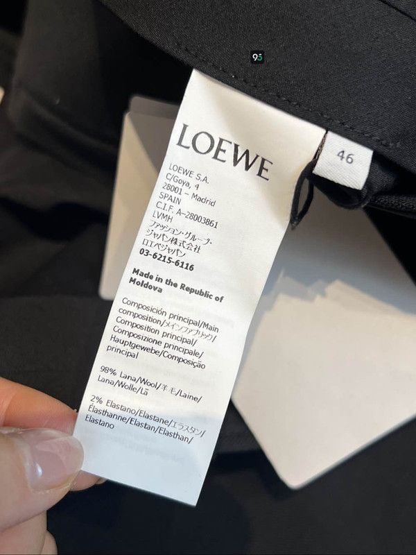 Loewe LOEWE Unisex Simple Casual Pants Size US 30 / EU 46 - 1 Thumbnail