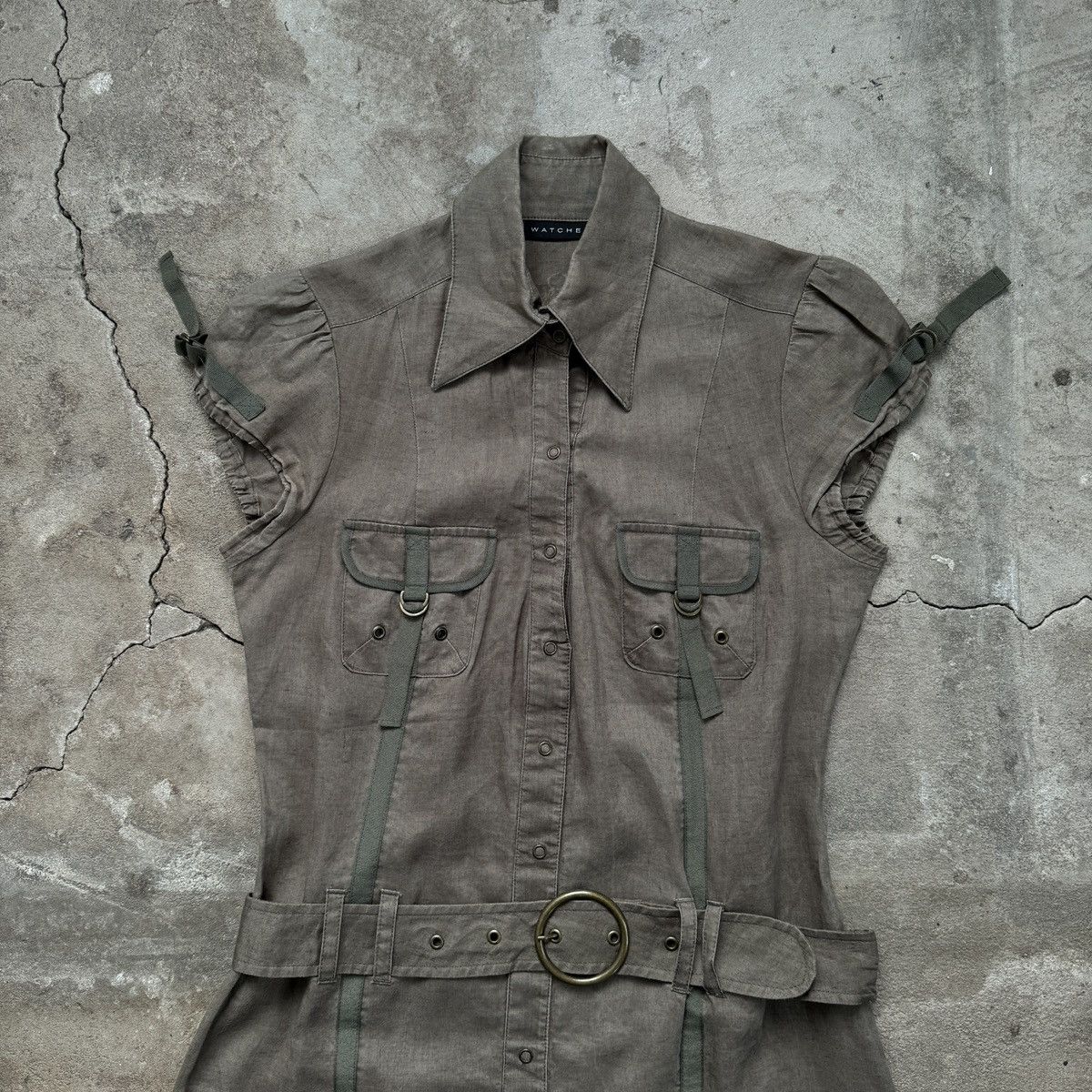 Japanese Brand Watcher Linen Maxi Bondage Dress Size M / US 6-8 / IT 42-44 - 4 Thumbnail
