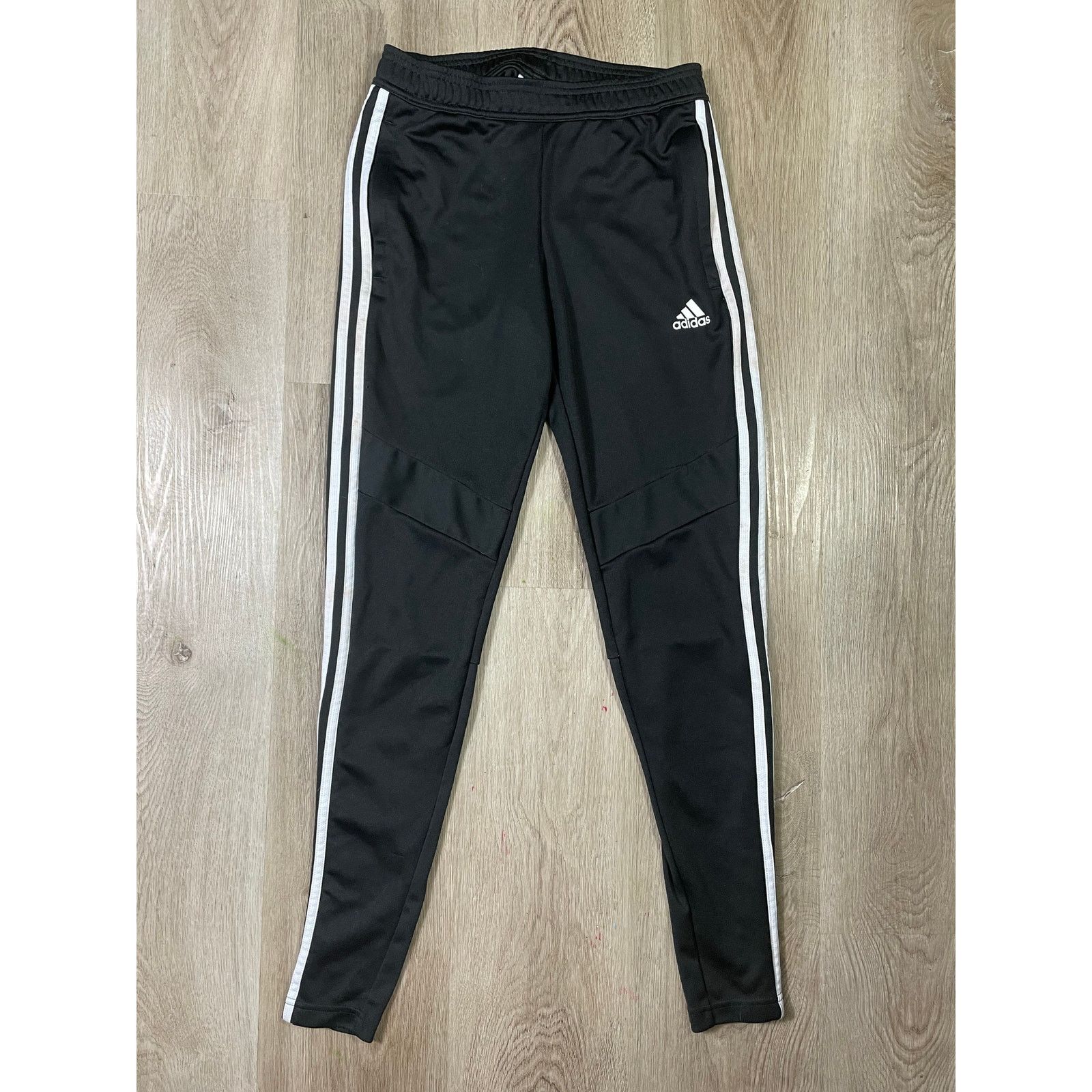 Adidas Adidas Women’s Black 3-Stripes Track Pants XS Tapered Size 26" / US 2 / IT 38 - 2 Thumbnail