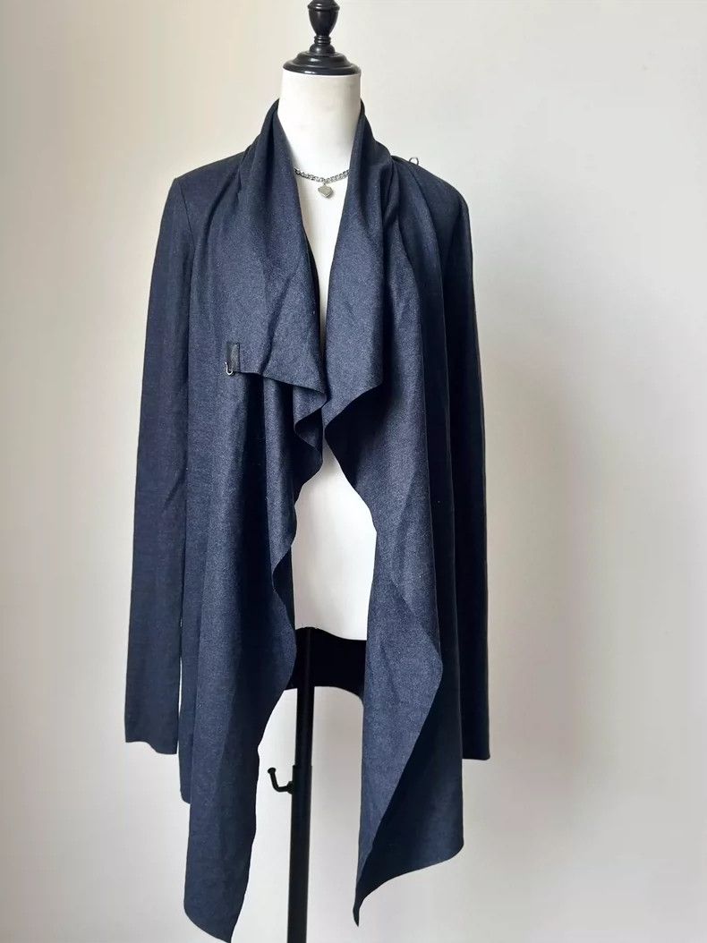 Helmut Lang HELMUT LANG sizeP Unruly swing wool knit coat Size M / US 6-8 / IT 42-44 - 4 Thumbnail