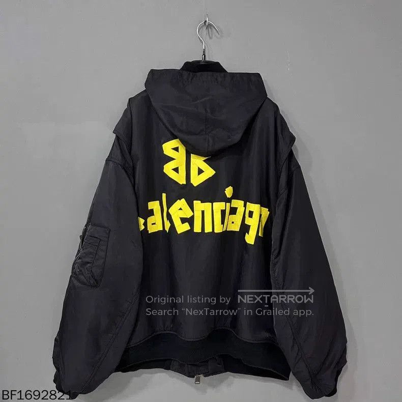 Balenciaga Balenciaga Distressed Zipper Cotton Coat. Size US S / EU 44-46 / 1 - 2 Thumbnail
