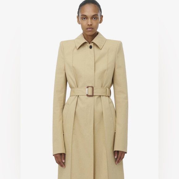 Alexander McQueen o1srvl11e0226 Trench Coat In Beige Size L / US 10 / IT 46 - 5 Thumbnail